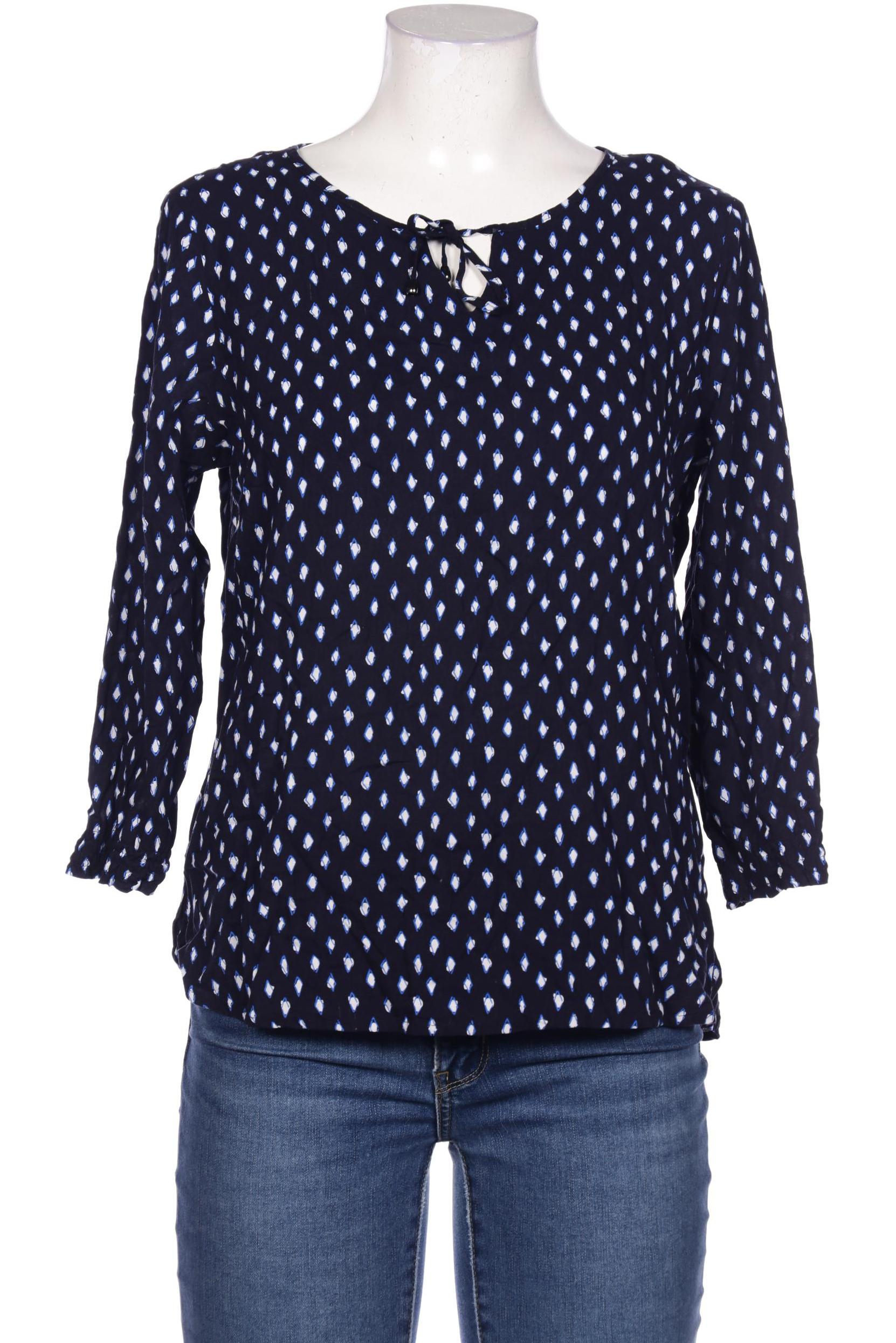 

Comma Damen Bluse, marineblau, Gr. 40