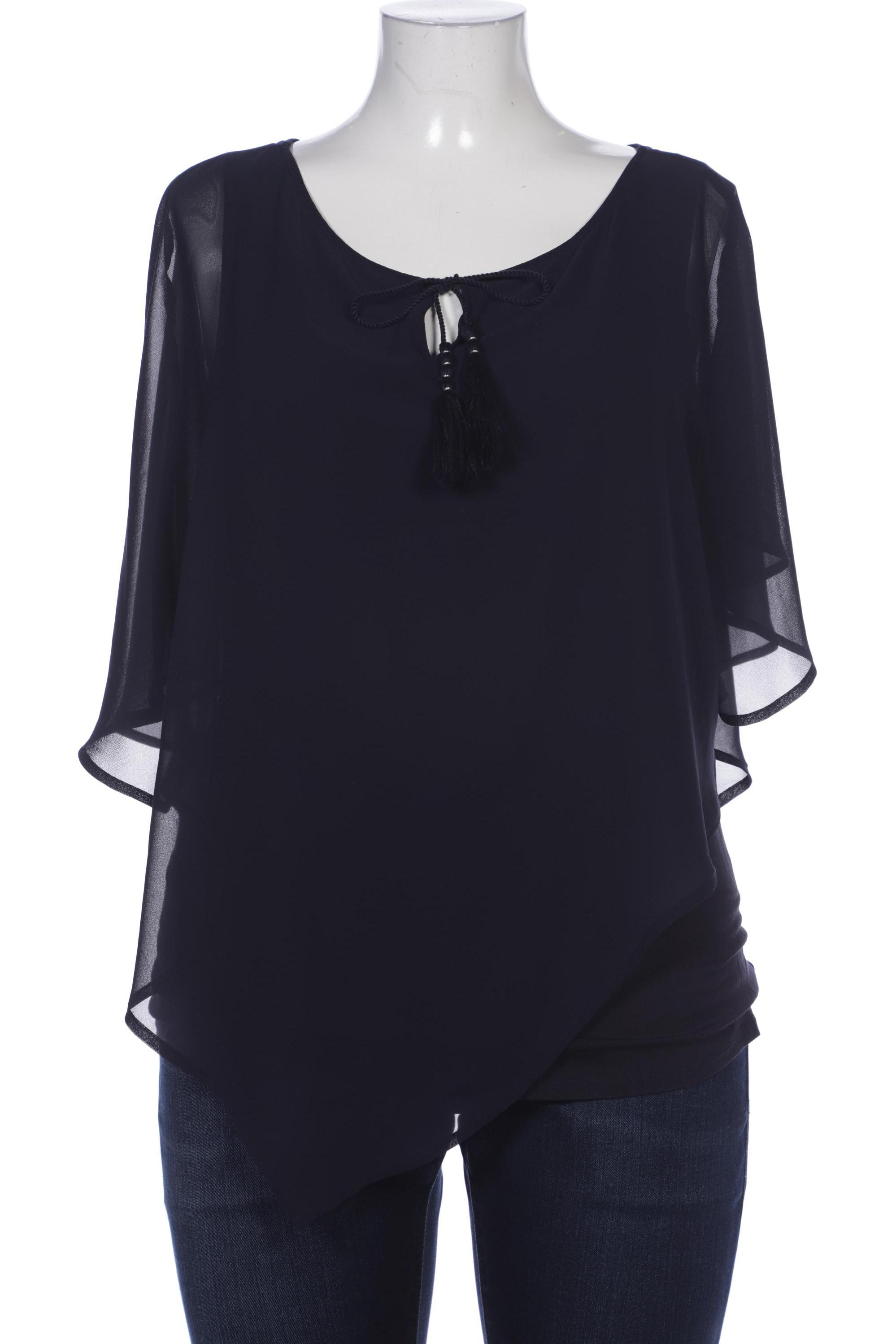 

Comma Damen Bluse, marineblau, Gr. 42