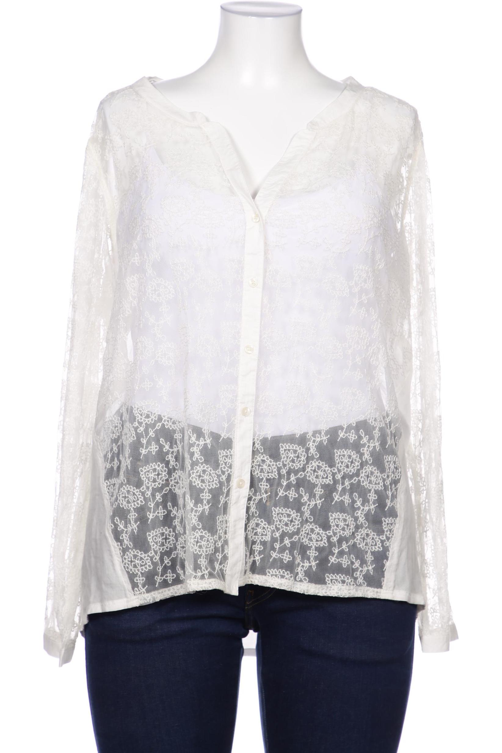 

Comma Damen Bluse, weiß, Gr. 44