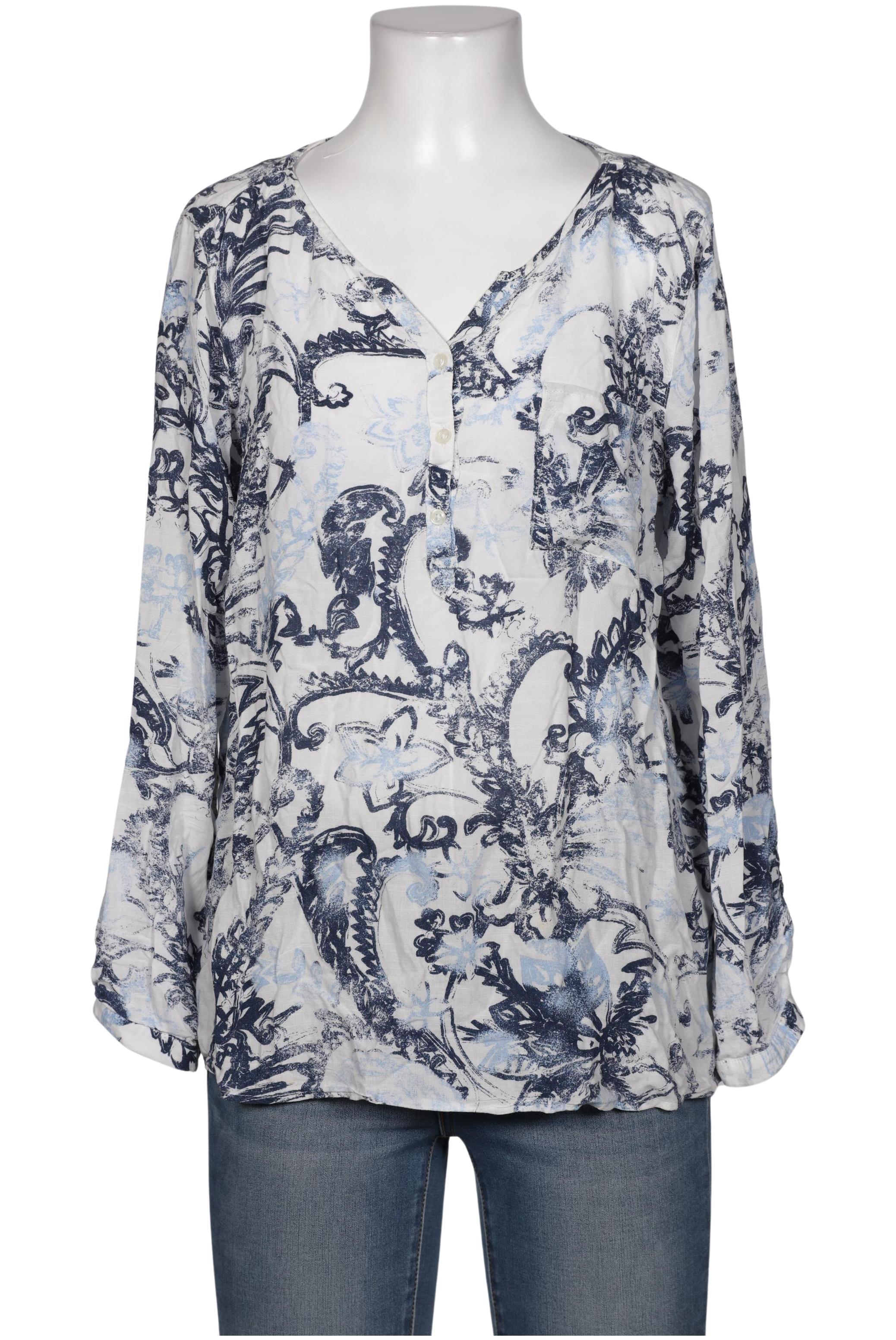 

Comma Damen Bluse, blau, Gr. 40