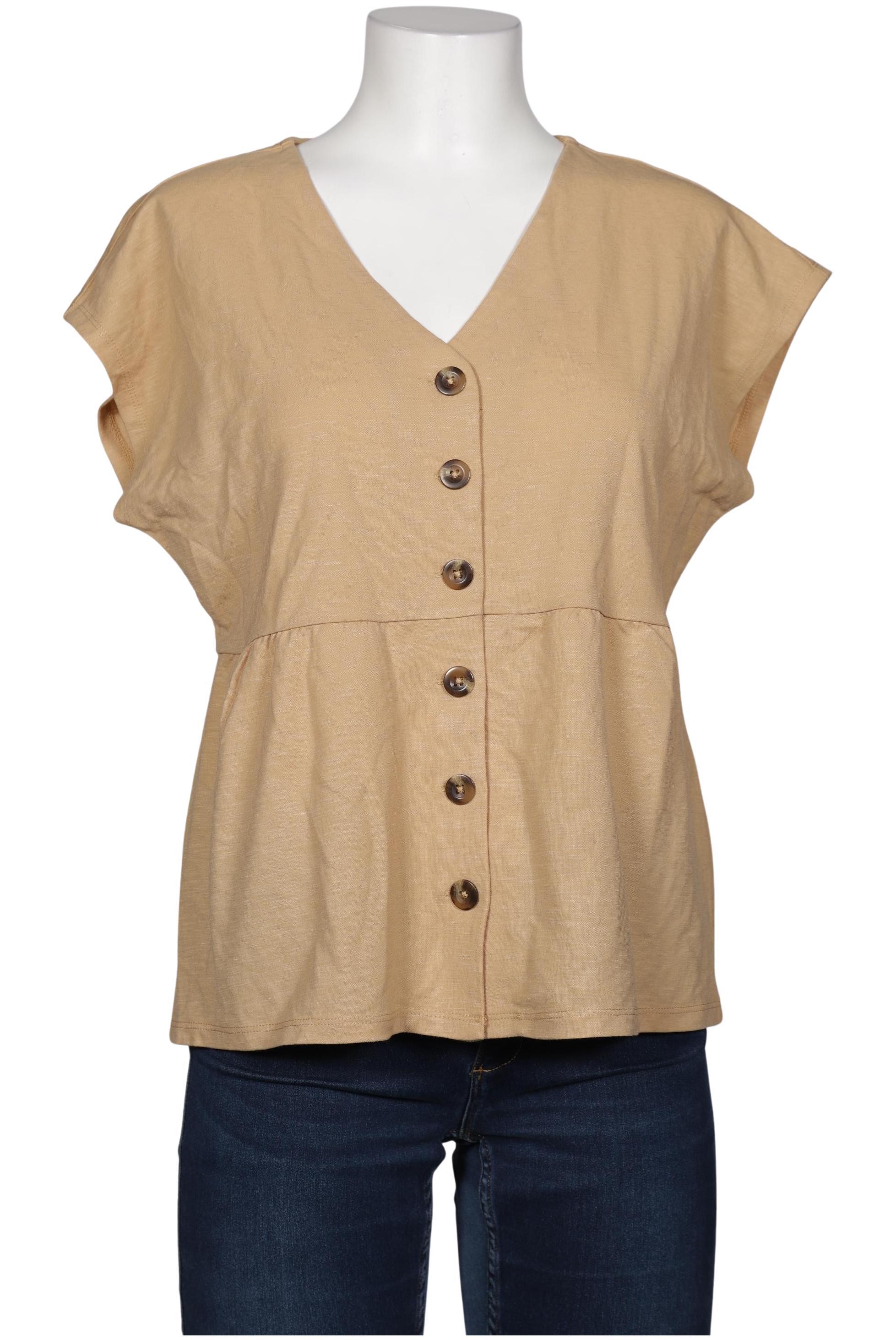 

Comma Damen Bluse, beige, Gr. 42