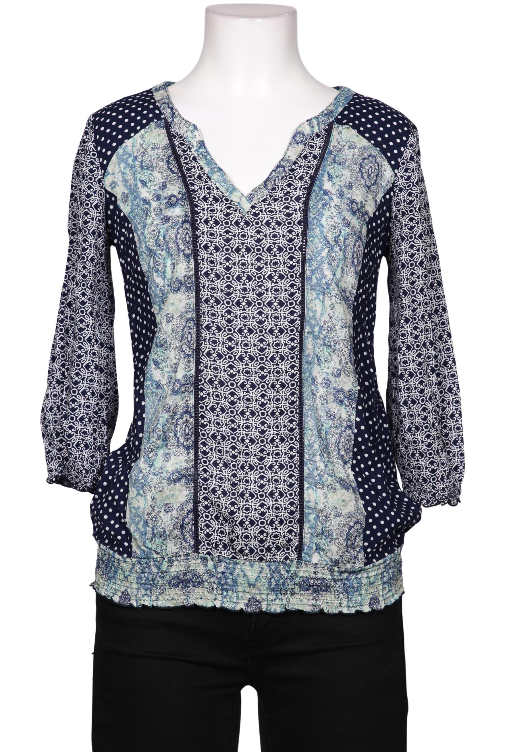 

Comma Damen Bluse, marineblau, Gr. 34
