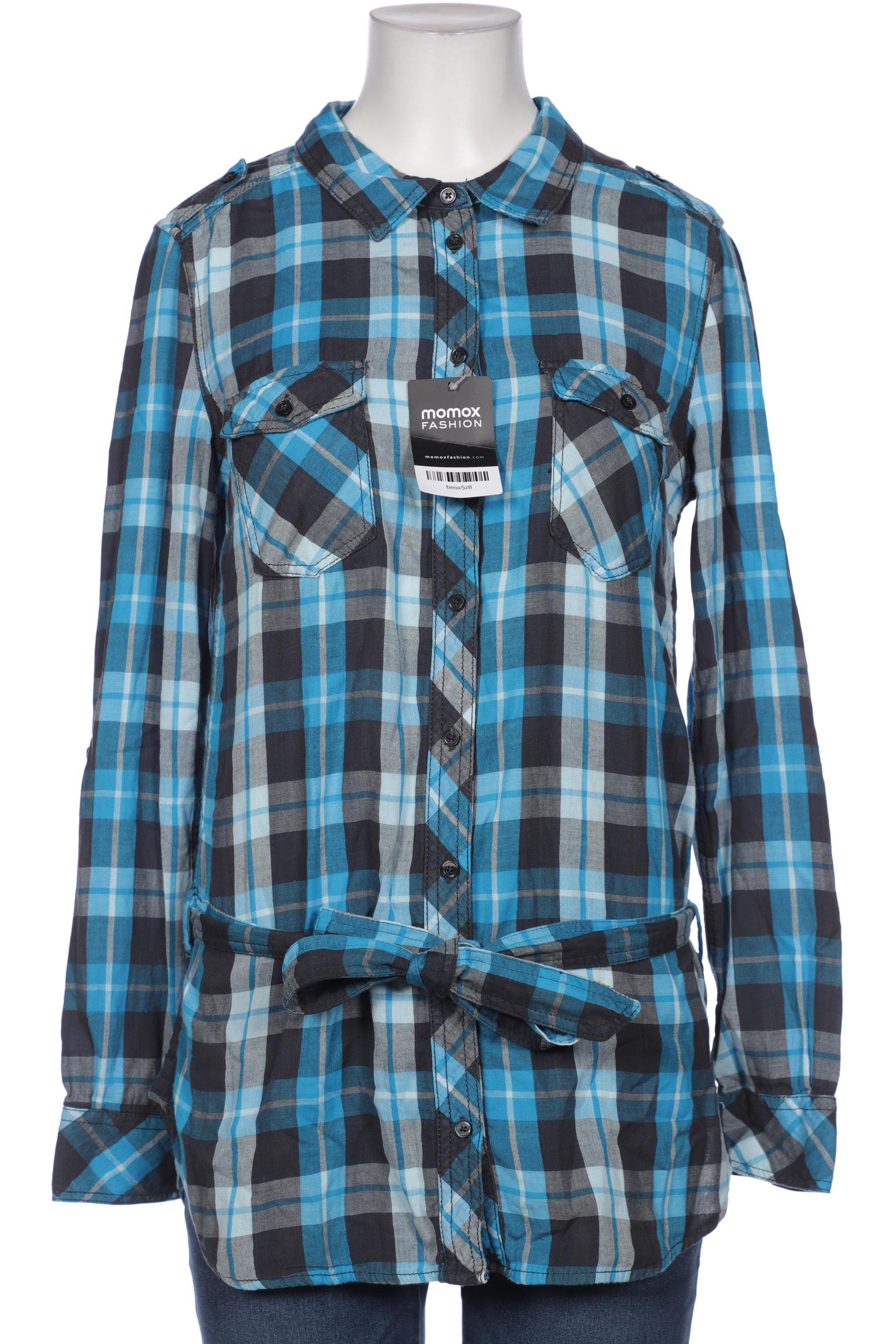 

Comma Damen Bluse, blau, Gr. 38