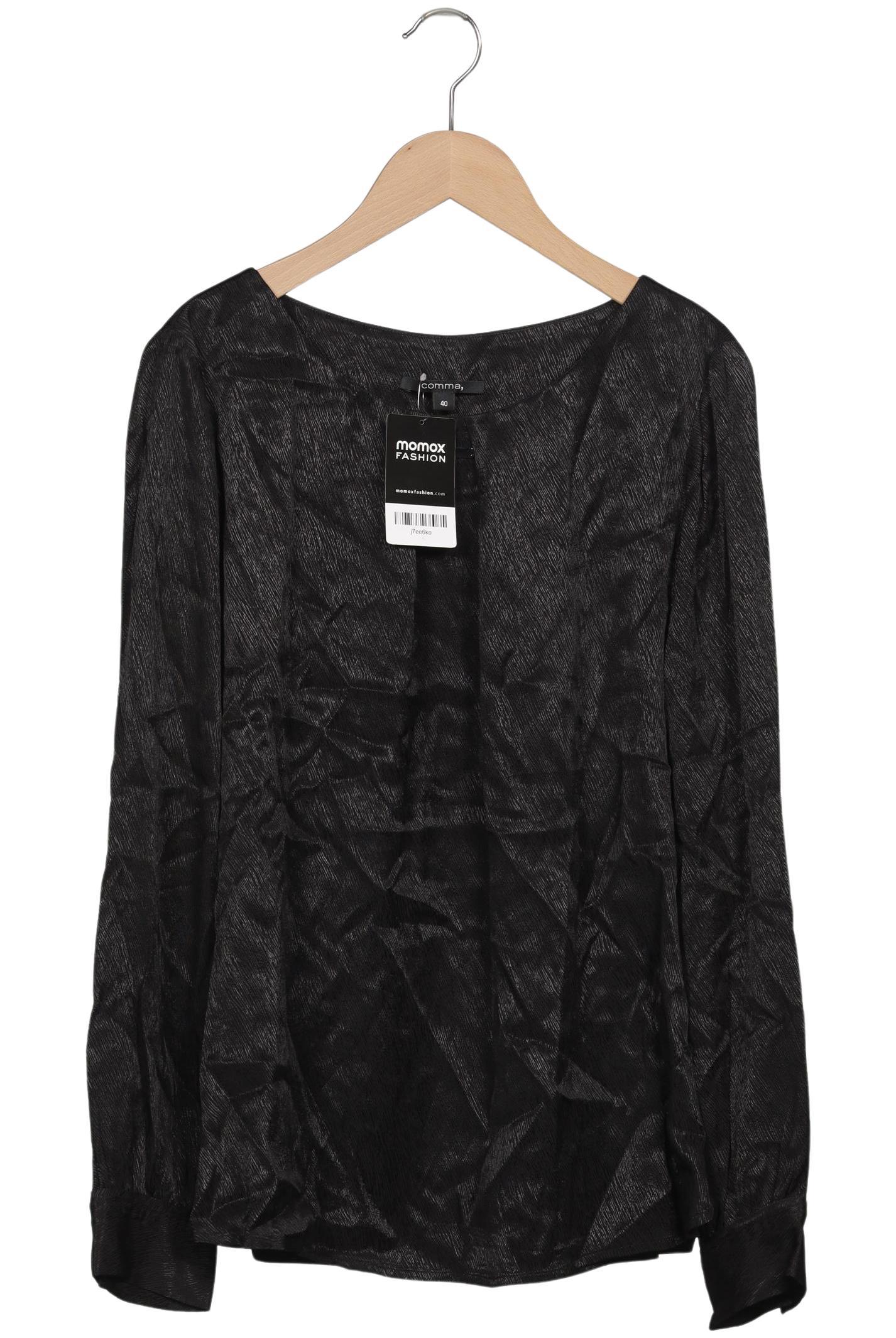 

Comma Damen Bluse, schwarz, Gr. 40