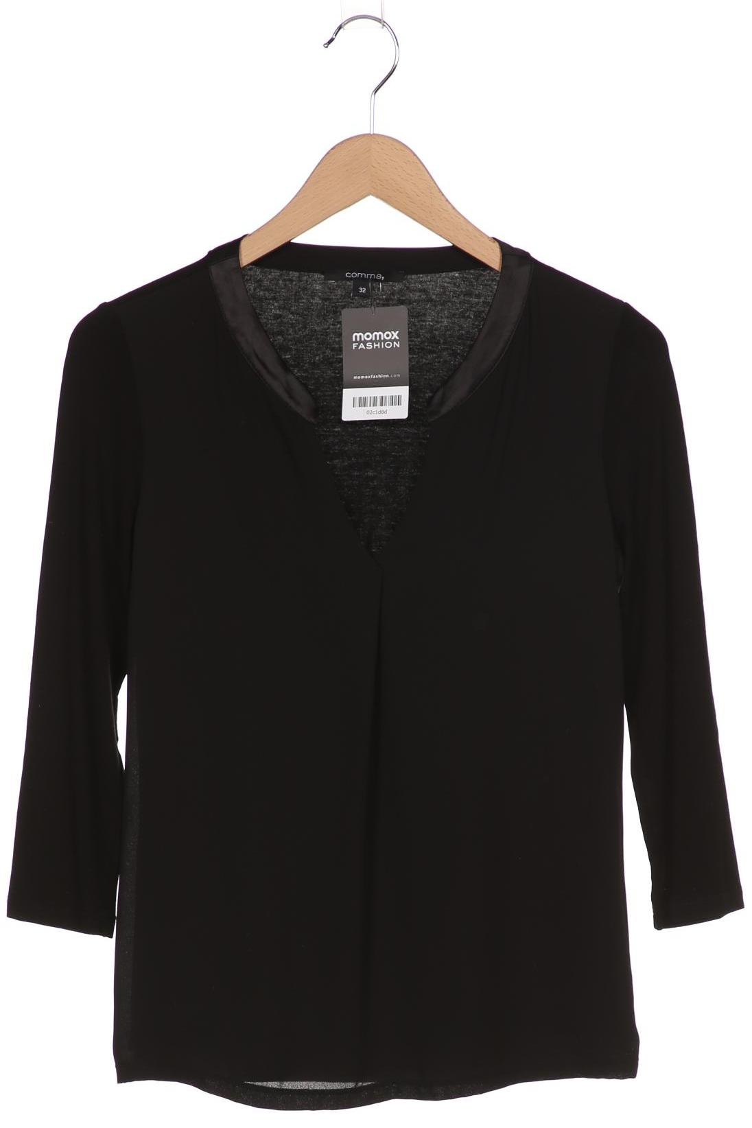 

Comma Damen Bluse, schwarz, Gr. 32