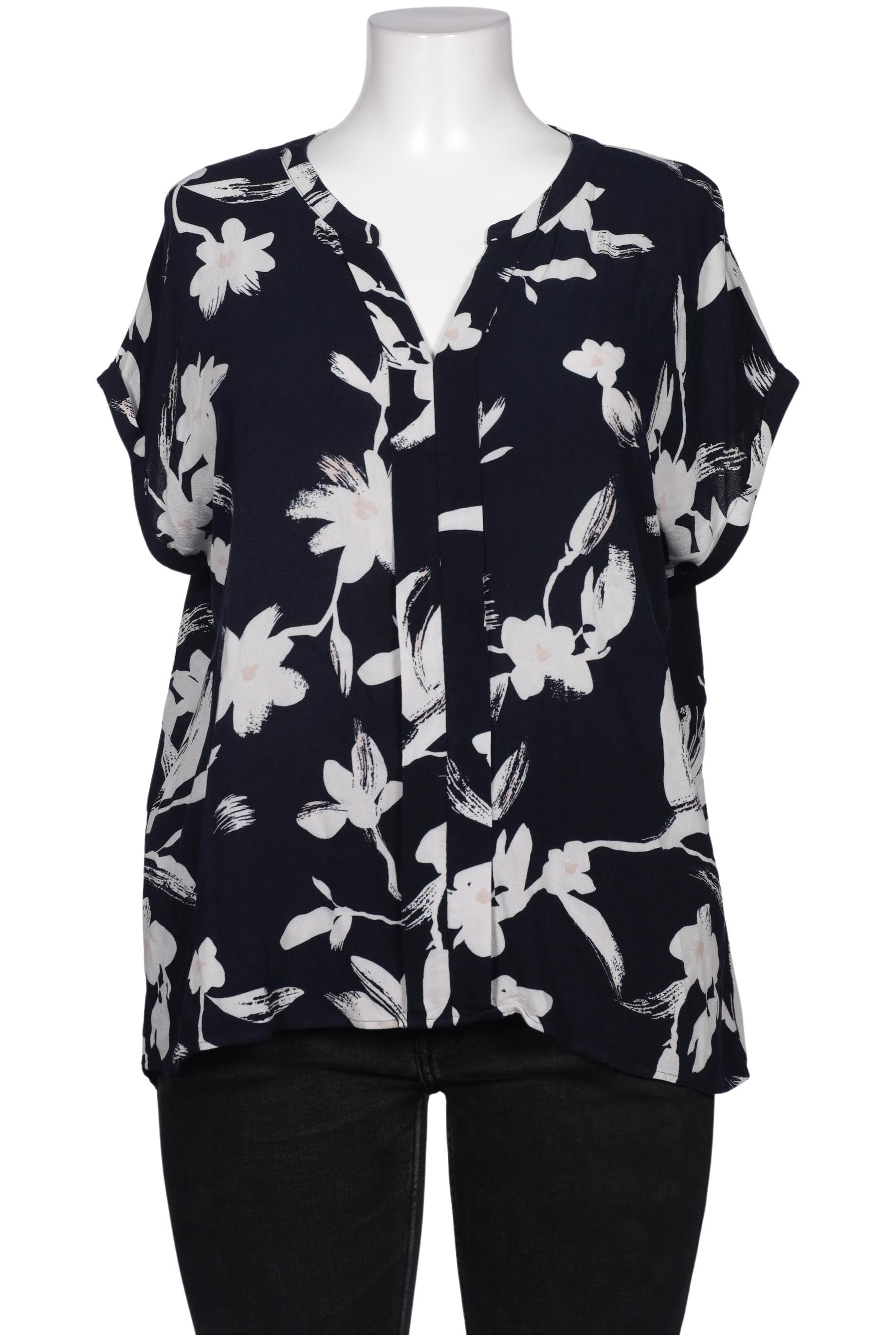 

Comma Damen Bluse, marineblau, Gr. 46