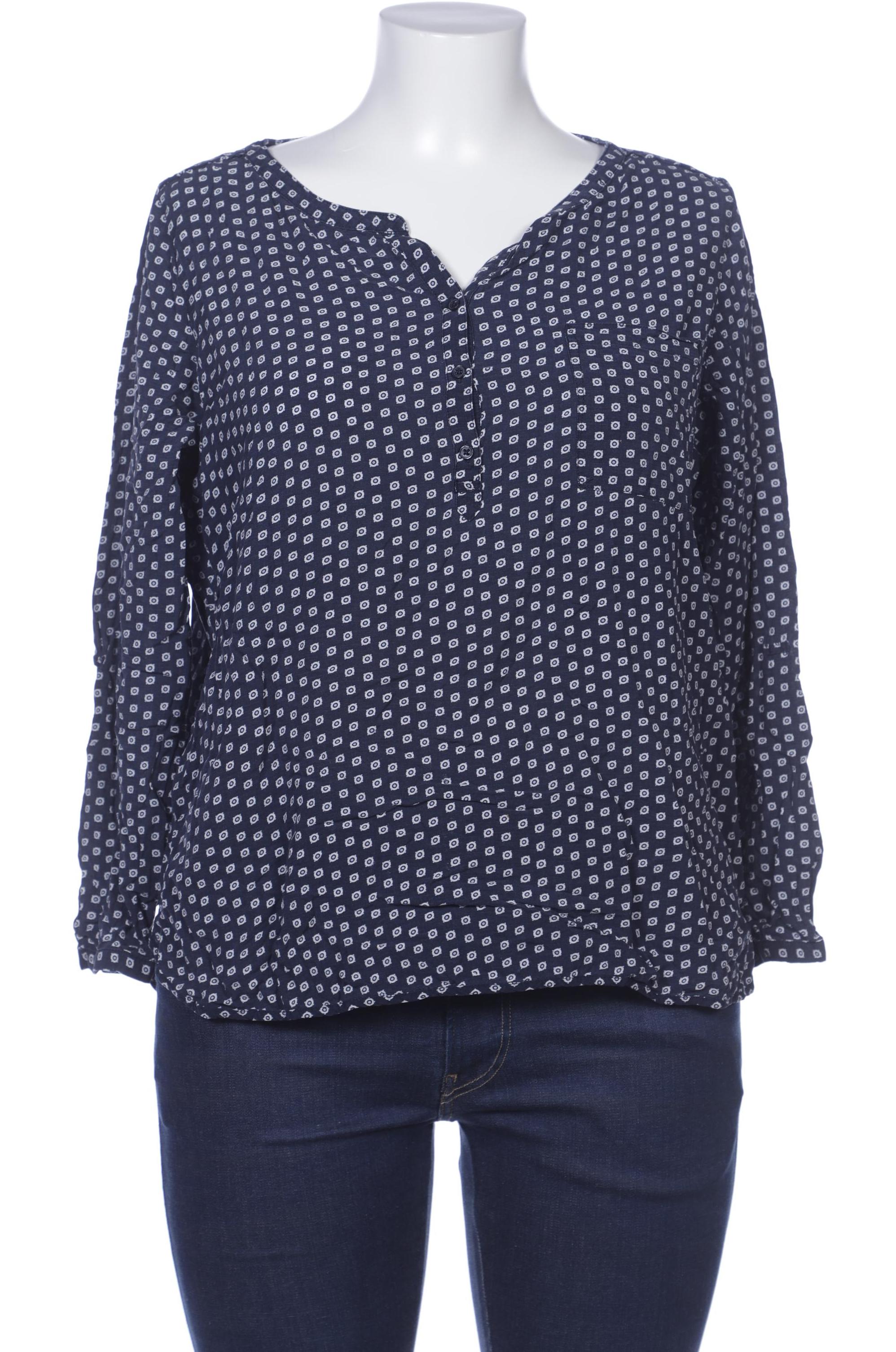 

Comma Damen Bluse, marineblau, Gr. 44