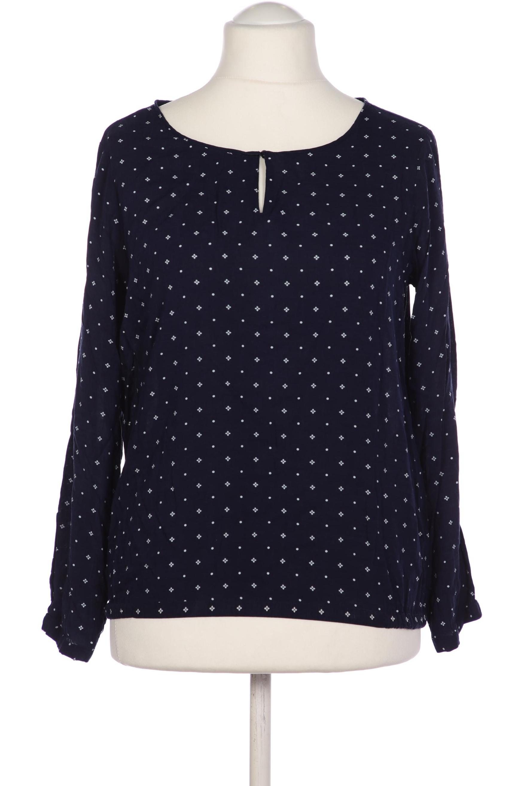 

Comma Damen Bluse, marineblau, Gr. 40
