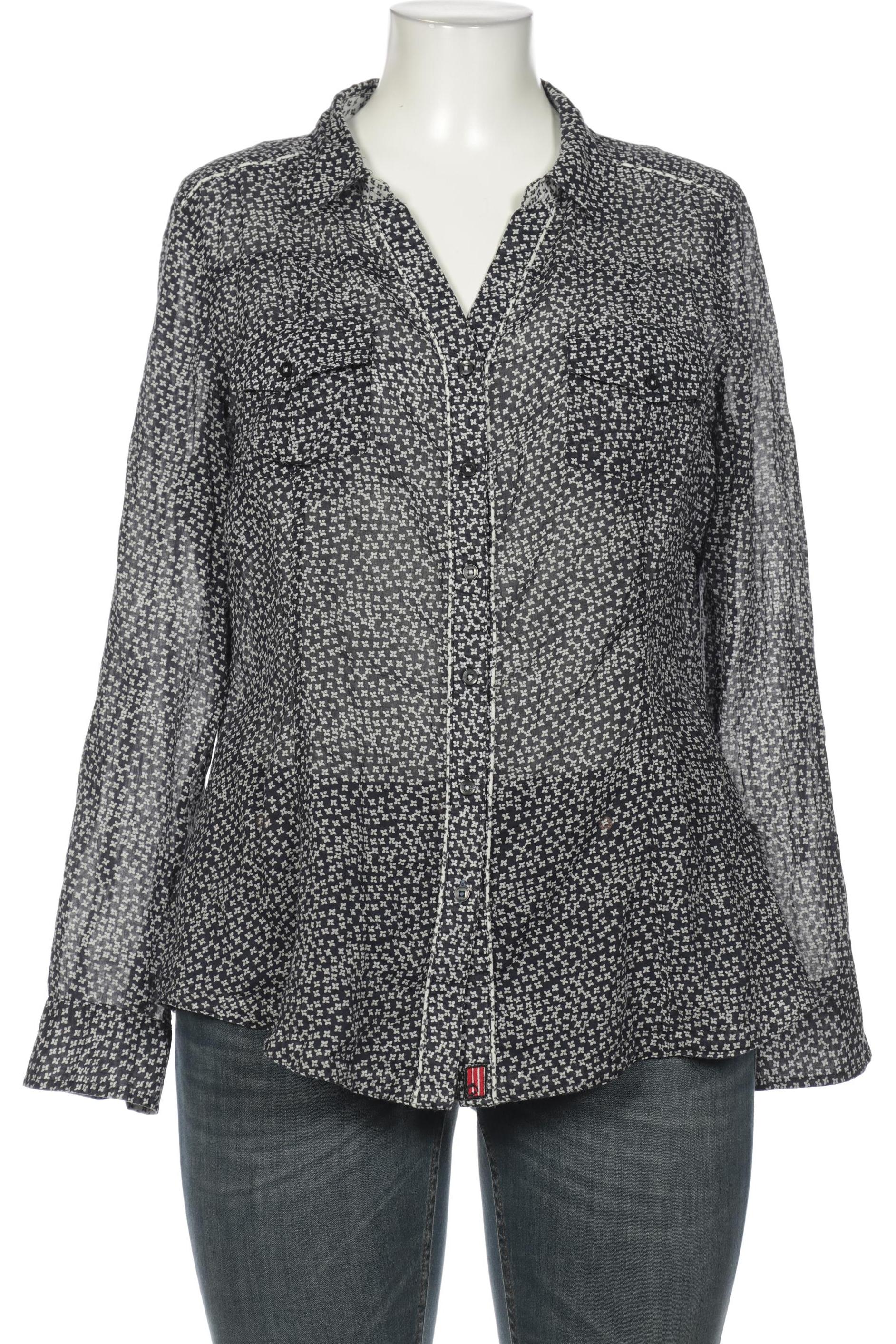 

Comma Damen Bluse, marineblau, Gr. 42