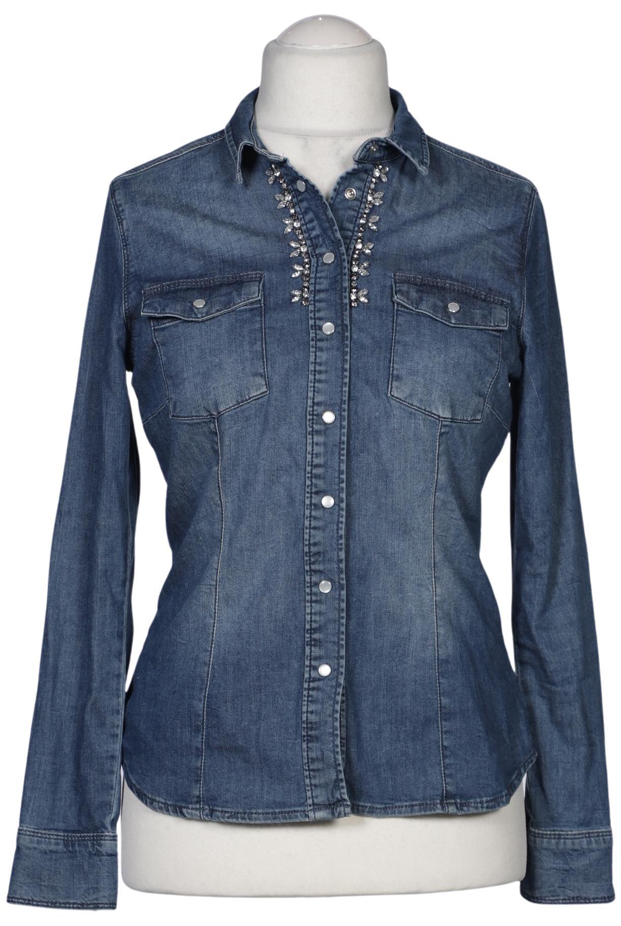 

Comma Damen Bluse, blau, Gr. 38