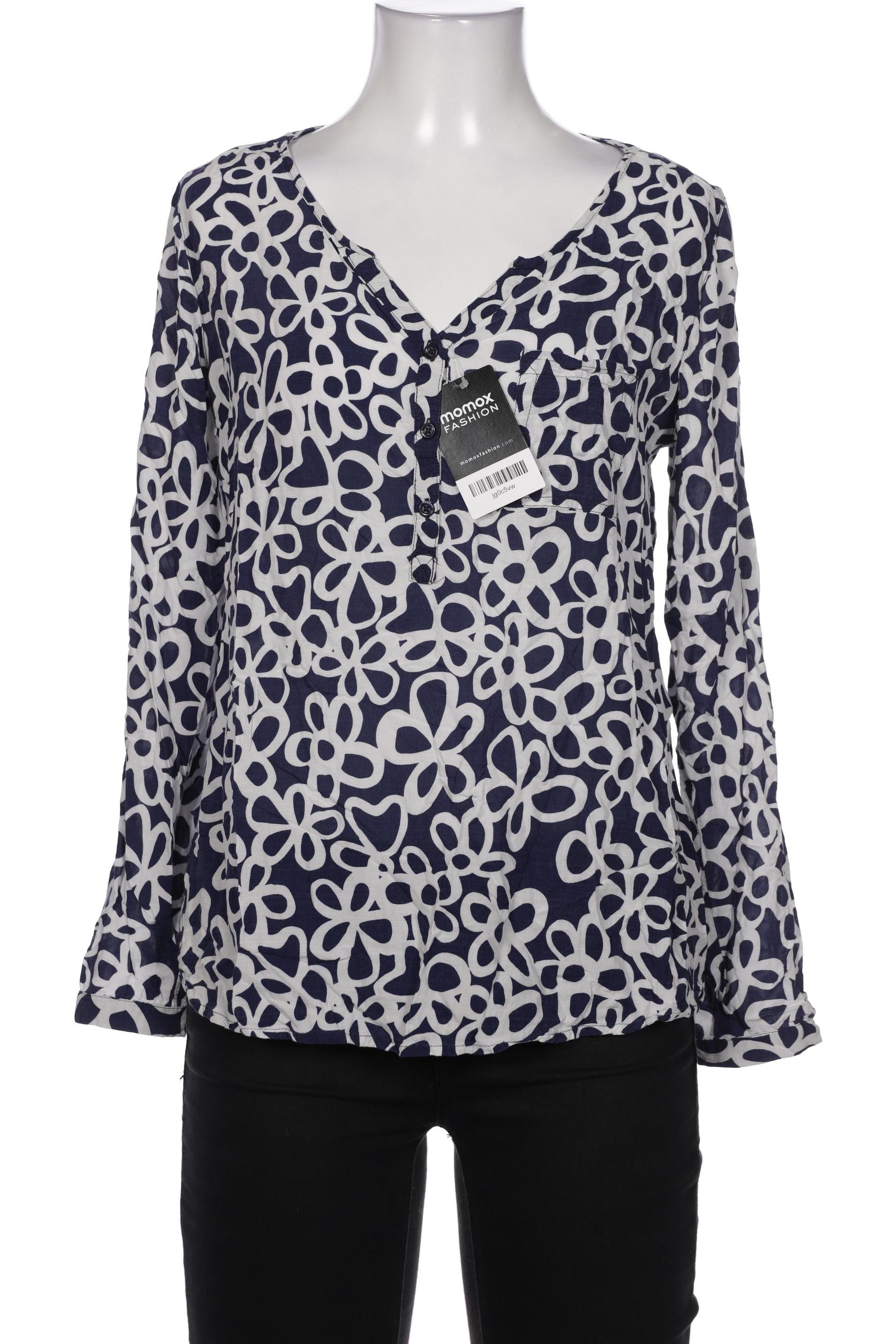 

Comma Damen Bluse, marineblau, Gr. 36