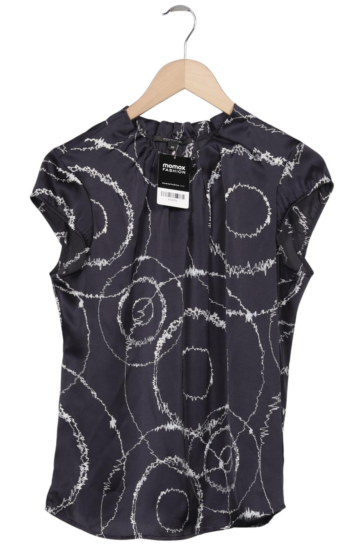 

Comma Damen Bluse, marineblau, Gr. 38