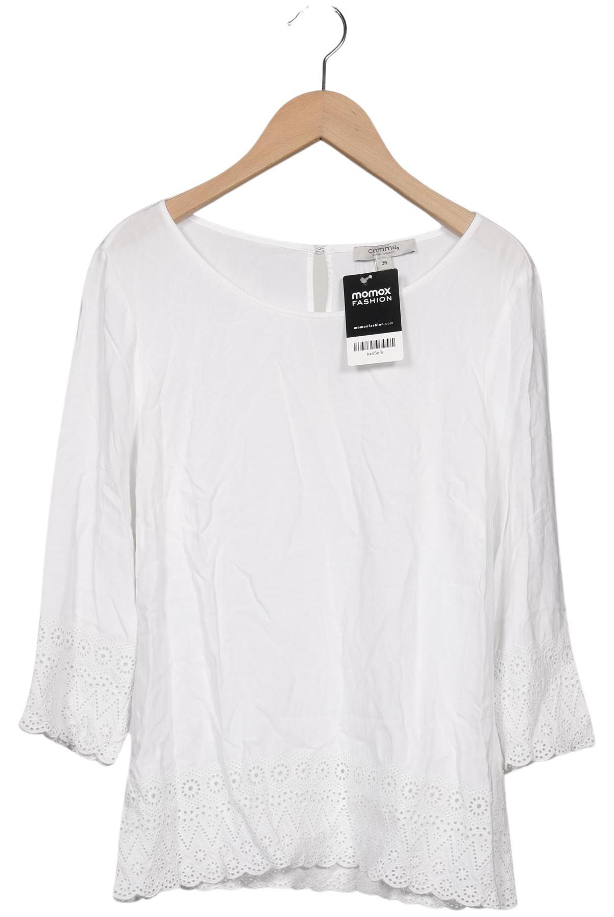 

Comma Damen Bluse, weiß, Gr. 36