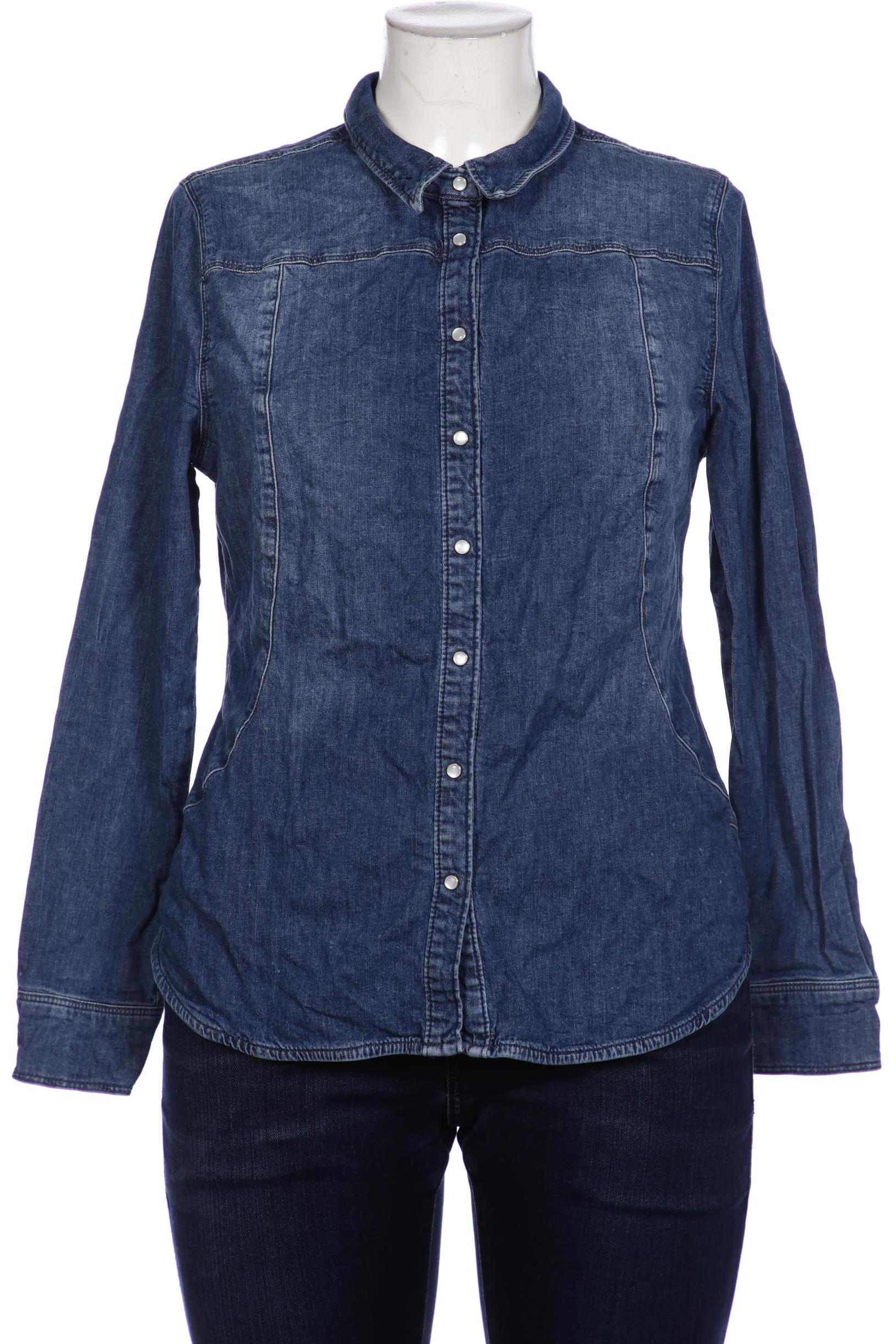 

Comma Damen Bluse, blau, Gr. 44