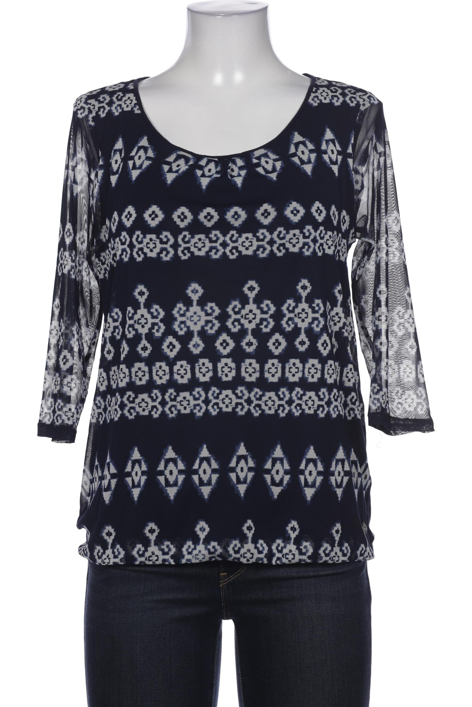 

Comma Damen Bluse, marineblau, Gr. 38