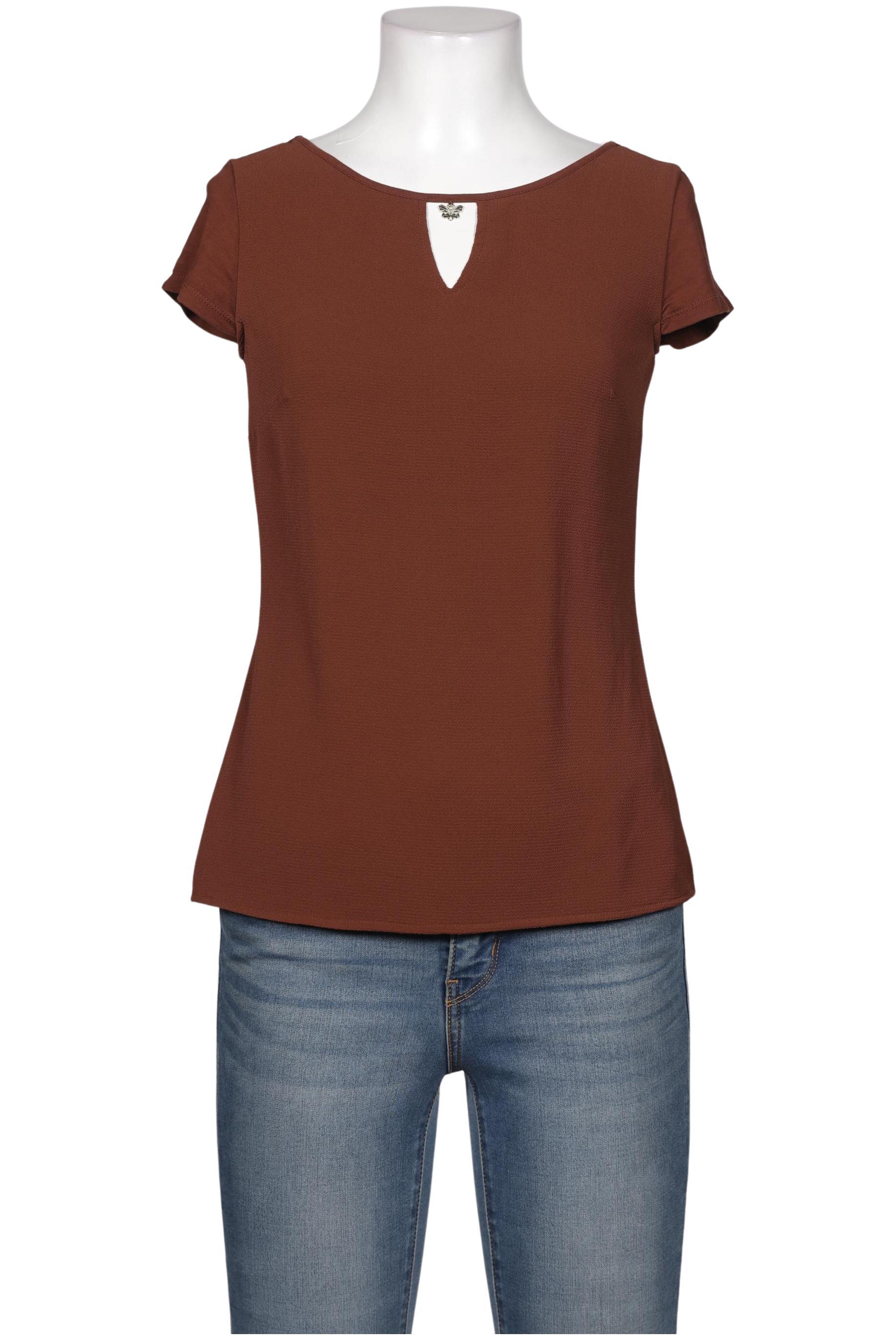 

Comma Damen Bluse, braun, Gr. 34