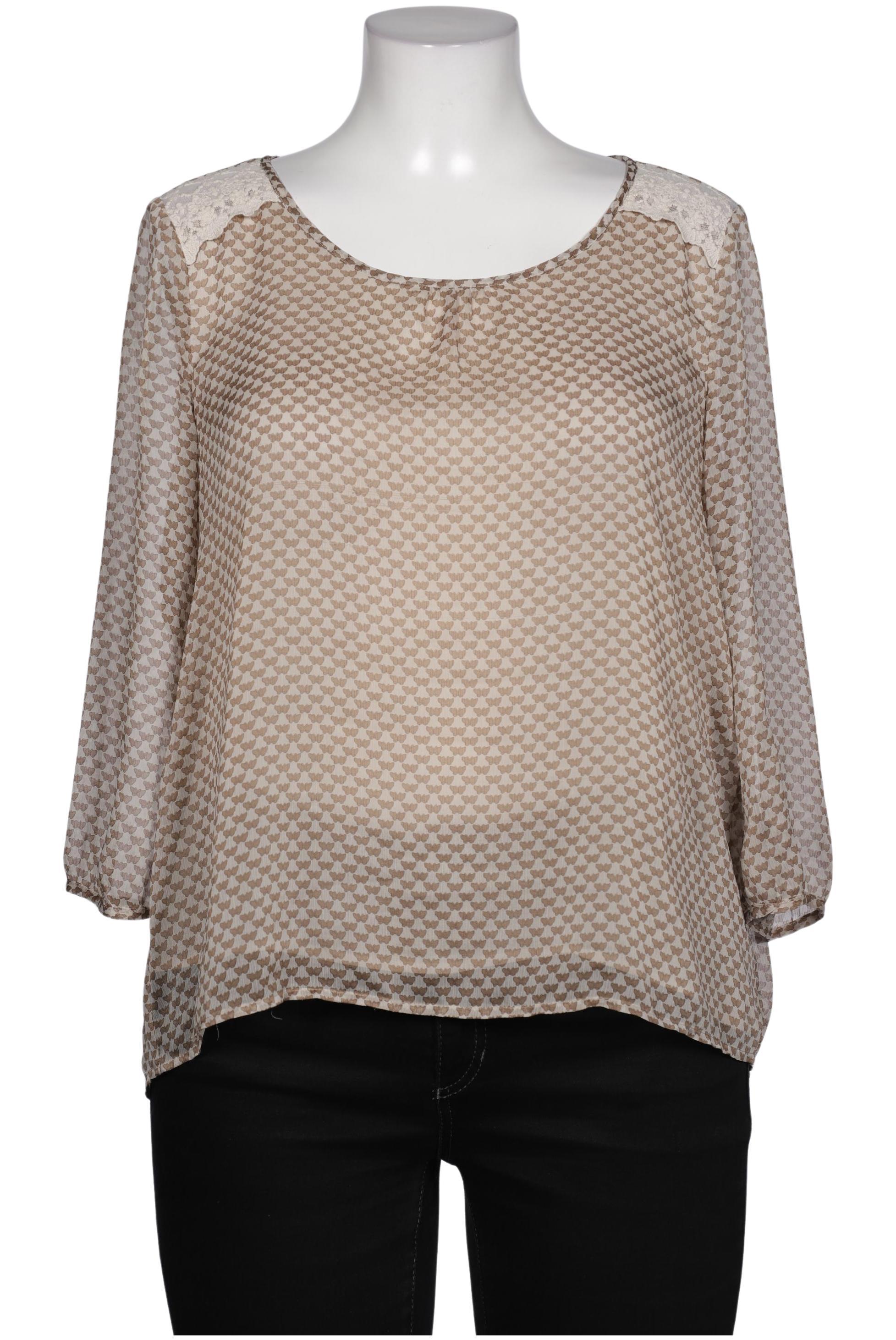 

Comma Damen Bluse, beige, Gr. 42