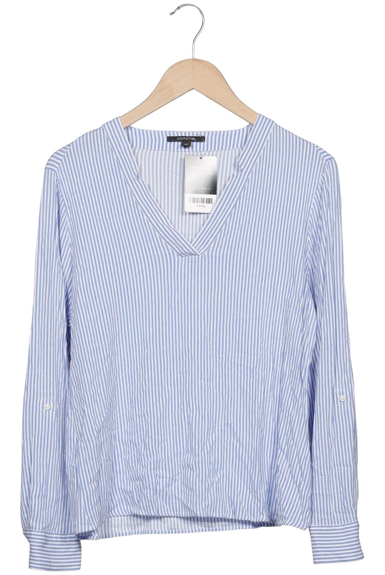 

Comma Damen Bluse, blau, Gr. 42