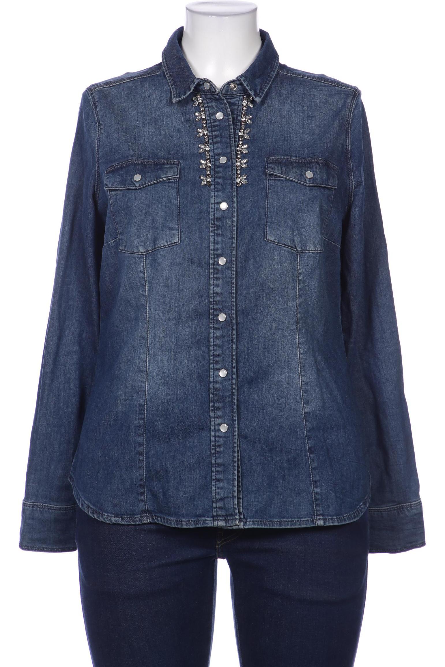 

Comma Damen Bluse, blau