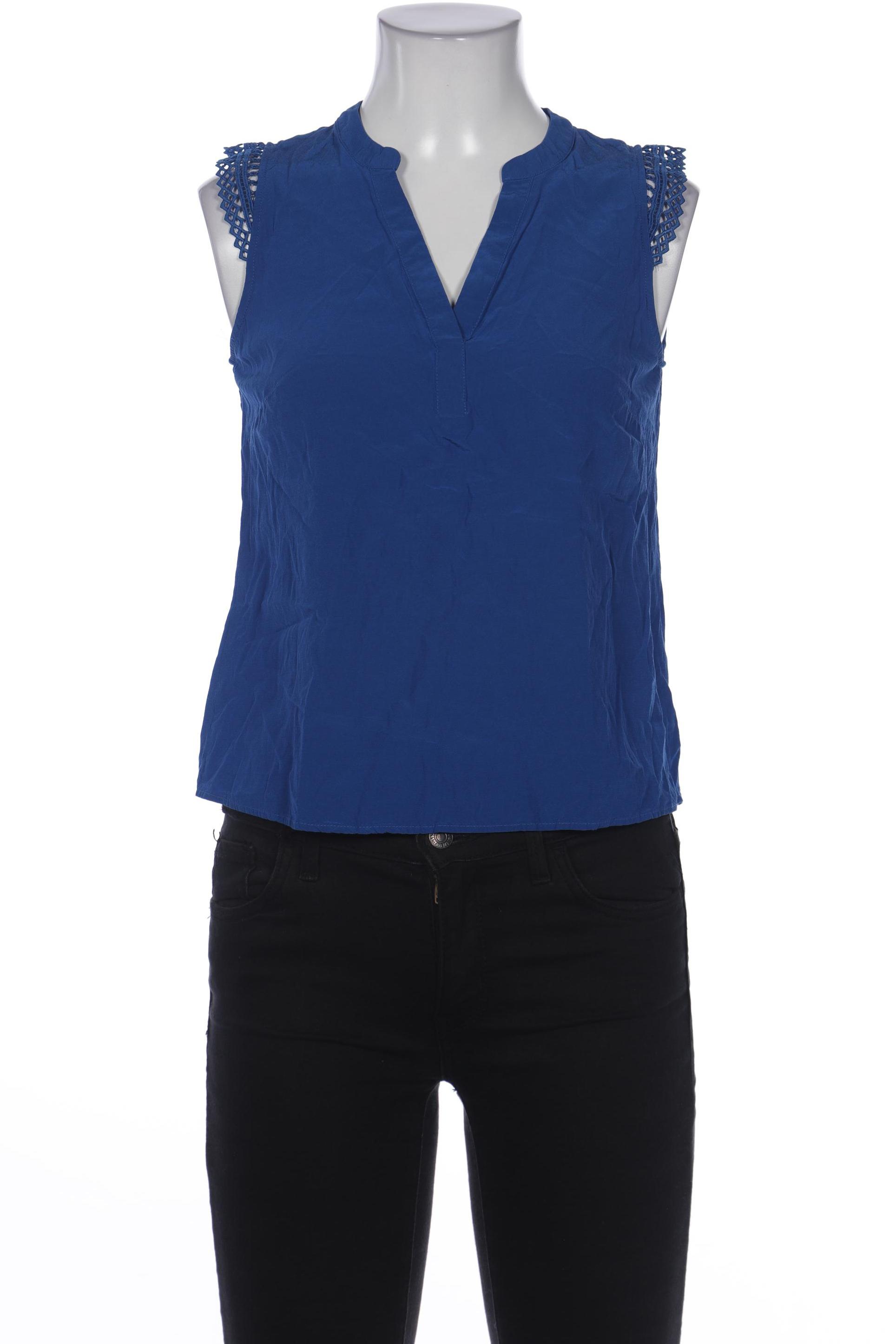 

Comma Damen Bluse, blau, Gr. 34