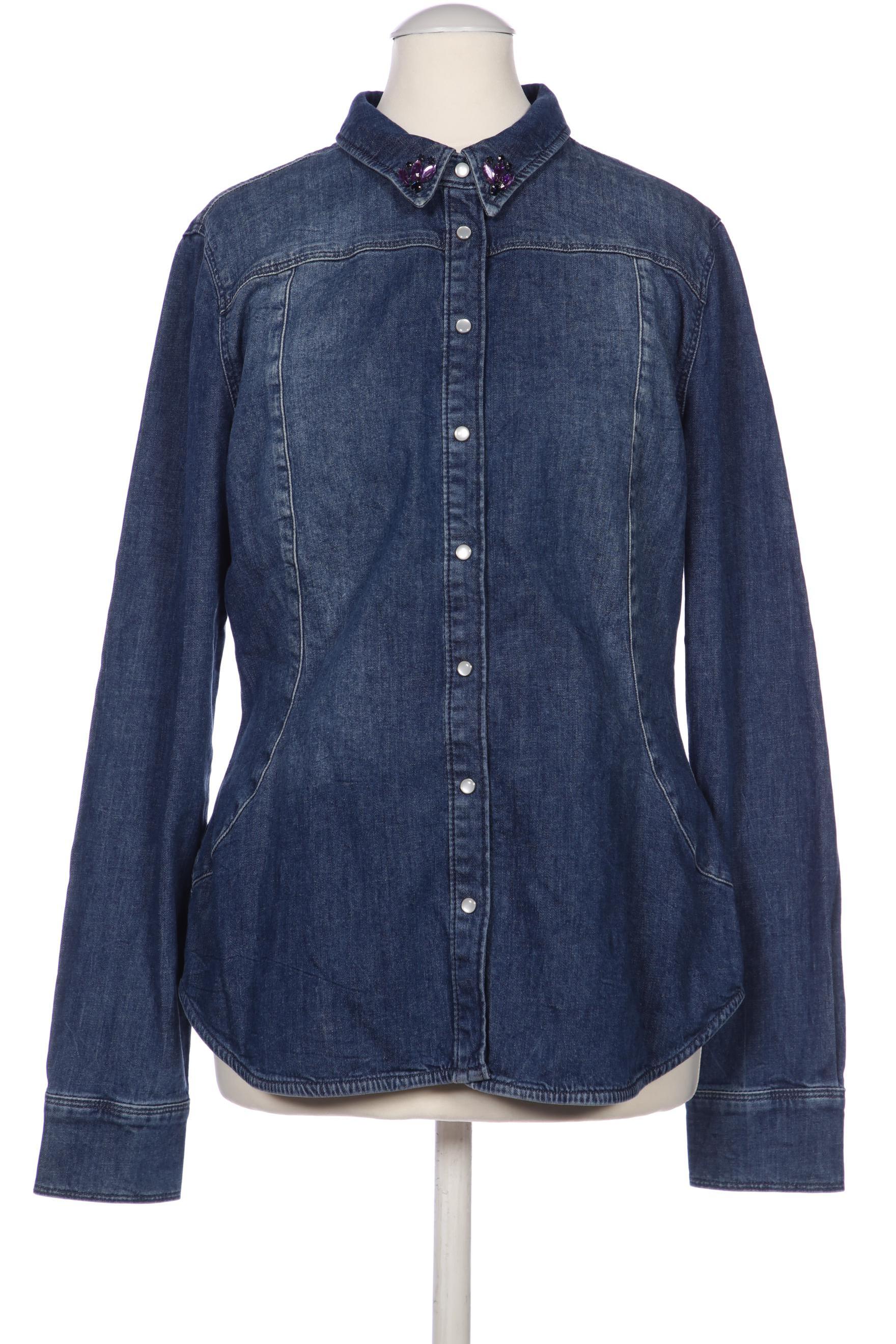 

Comma Damen Bluse, blau, Gr. 38
