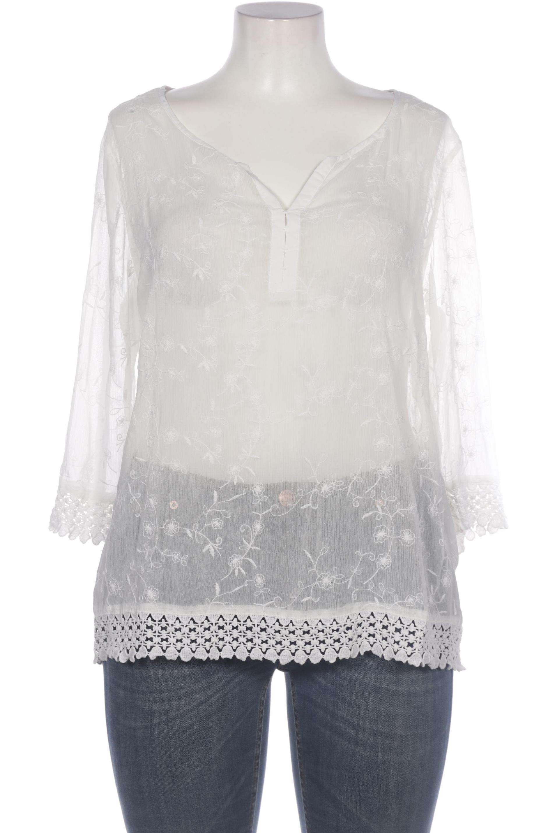 

Comma Damen Bluse, weiß, Gr. 44