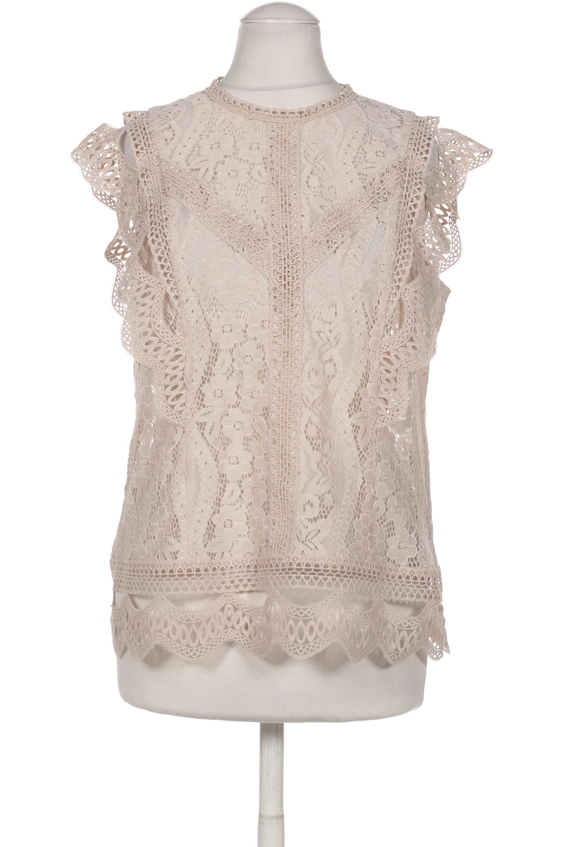 

Comma Damen Bluse, beige, Gr. 36
