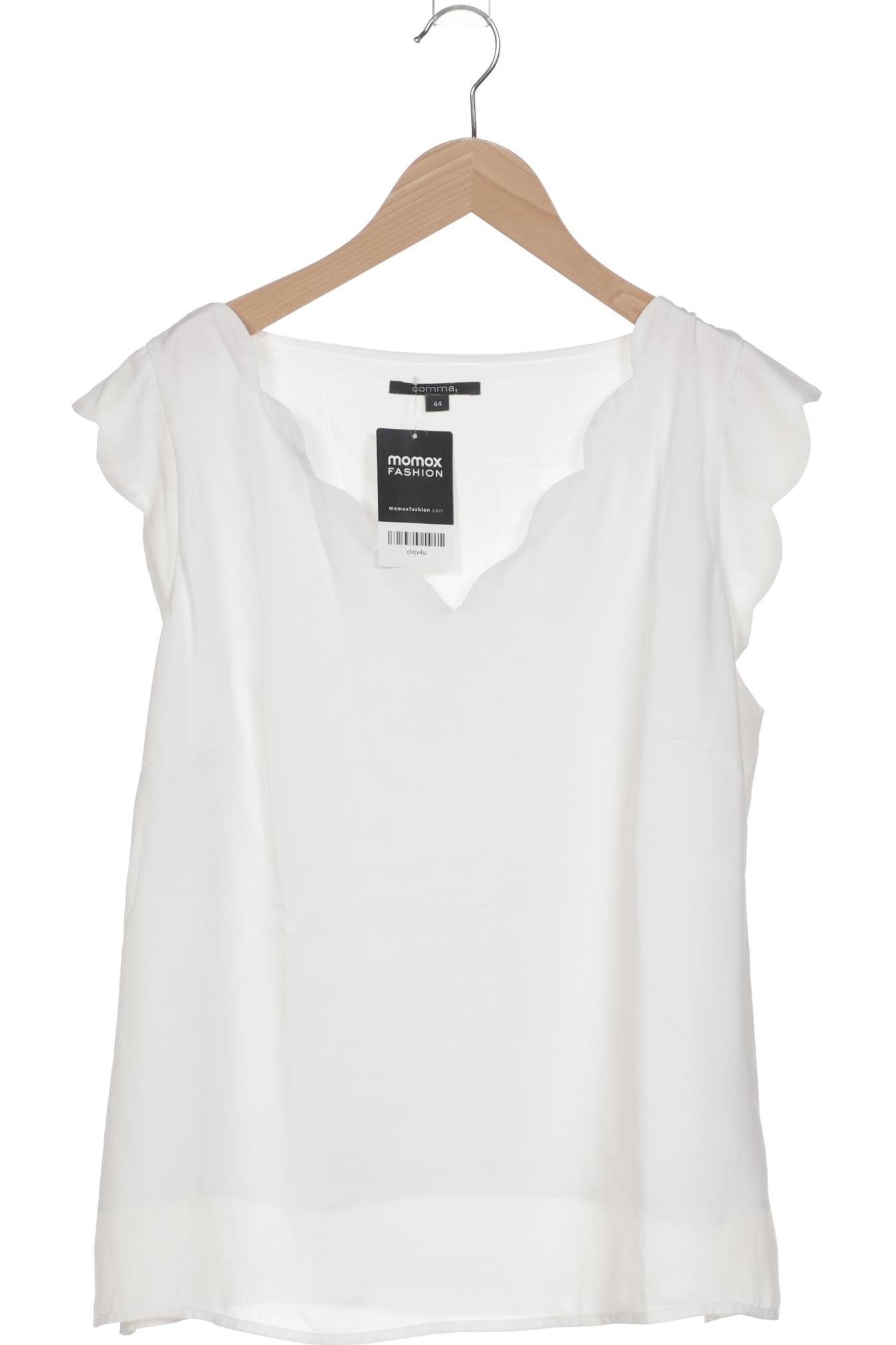 

Comma Damen Bluse, weiß, Gr. 44