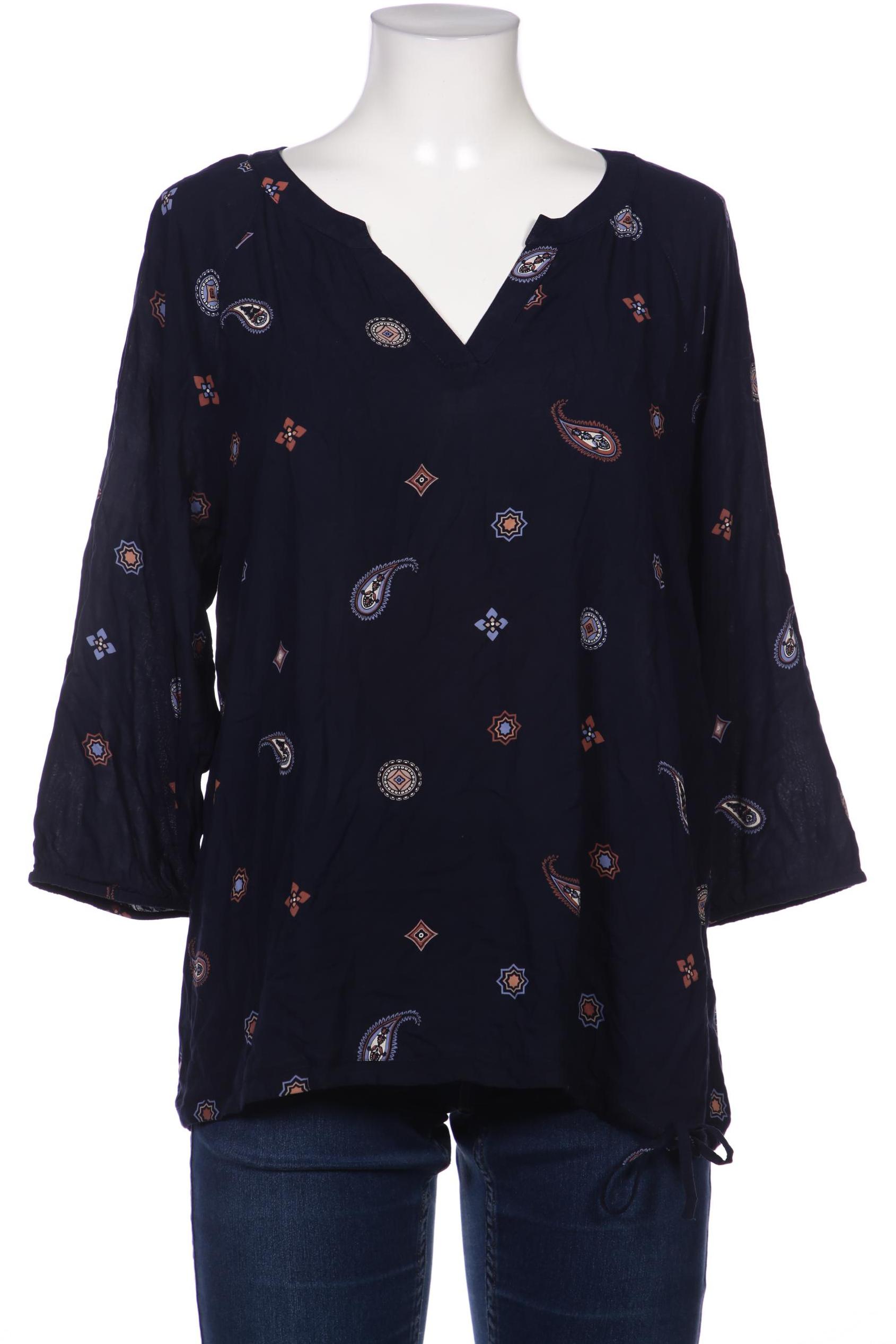 

Comma Damen Bluse, marineblau, Gr. 40