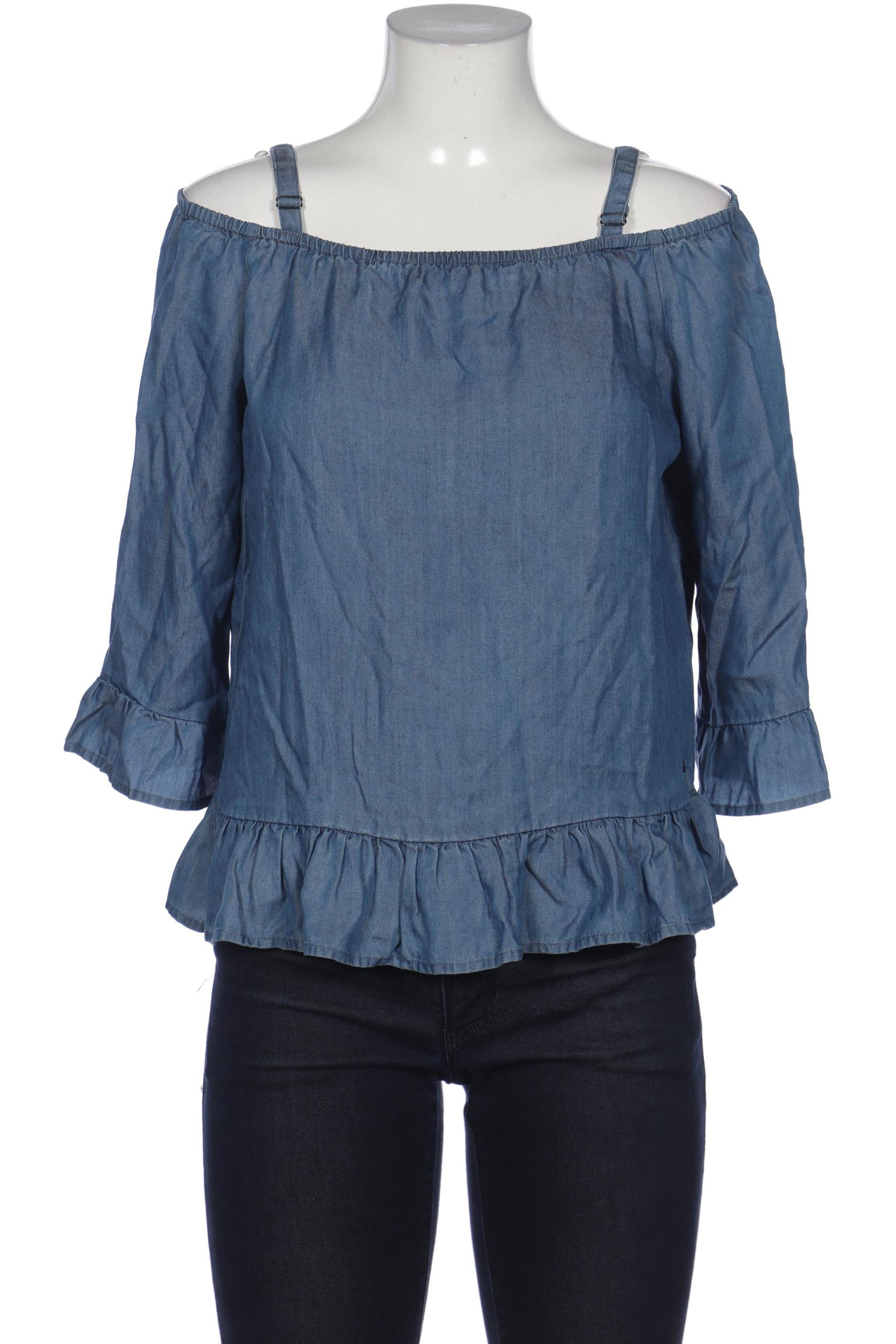 

Comma Damen Bluse, blau, Gr. 38