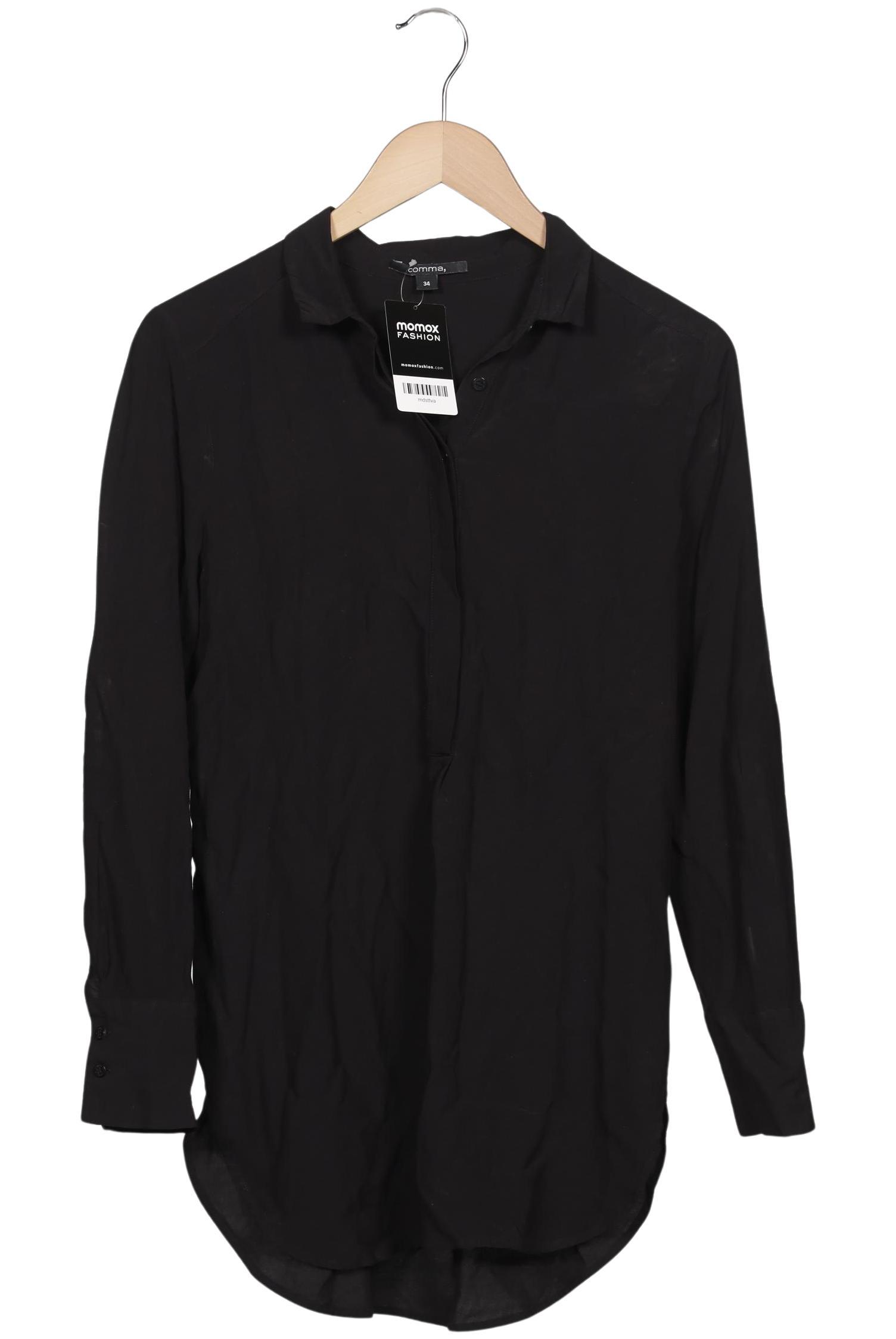 

Comma Damen Bluse, schwarz, Gr. 34