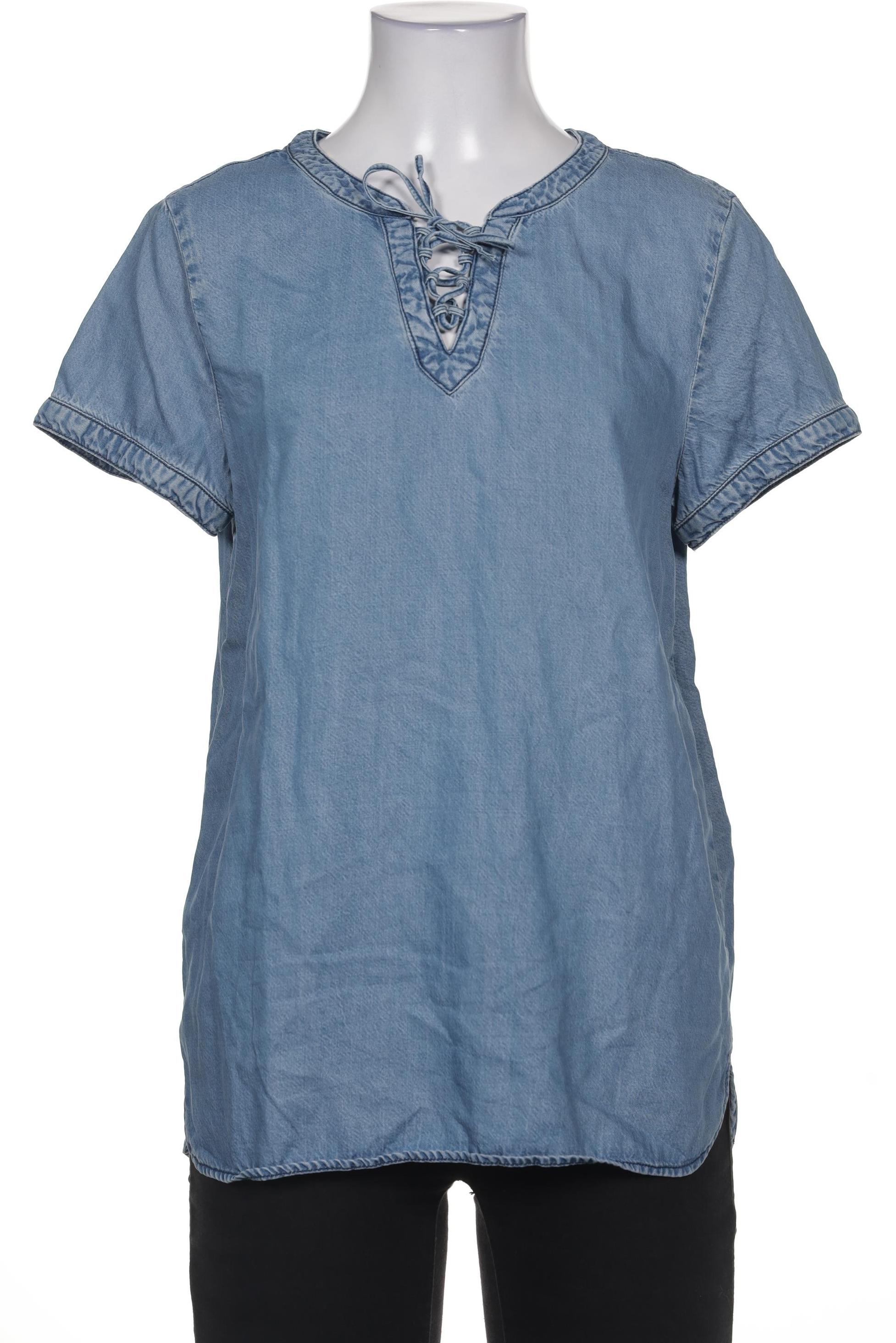 

Comma Damen Bluse, blau, Gr. 36