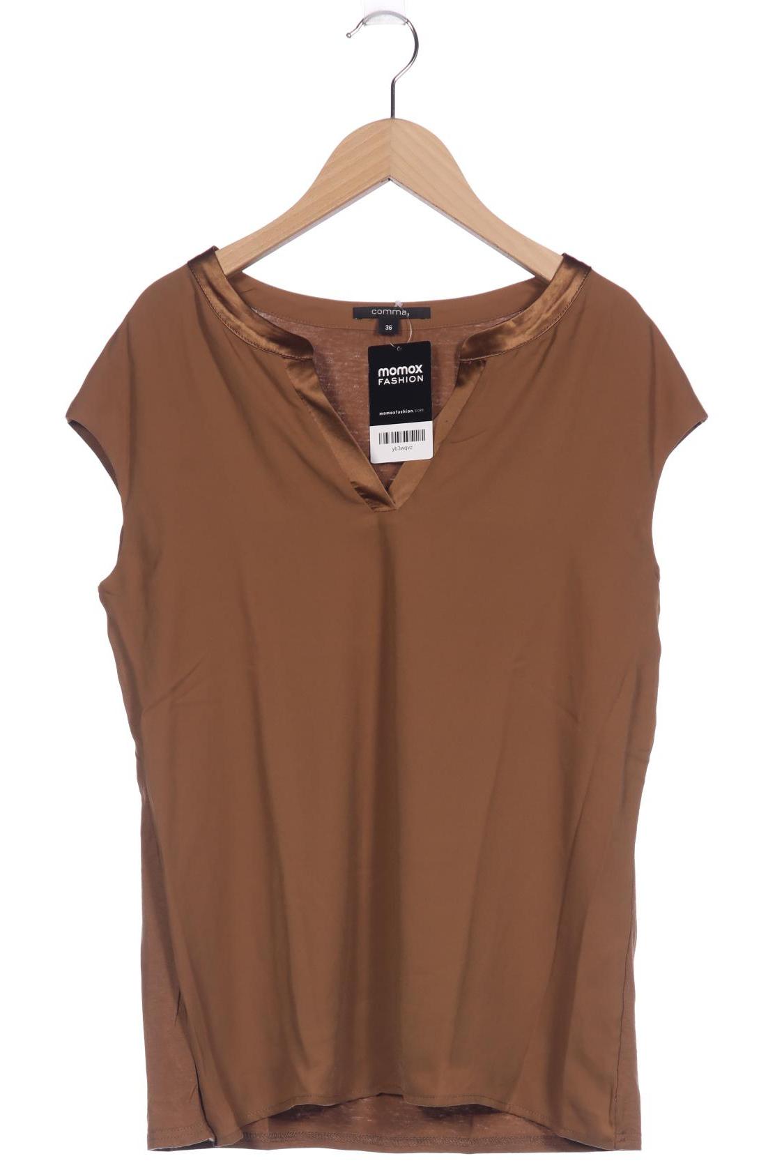 

Comma Damen Bluse, braun, Gr. 36