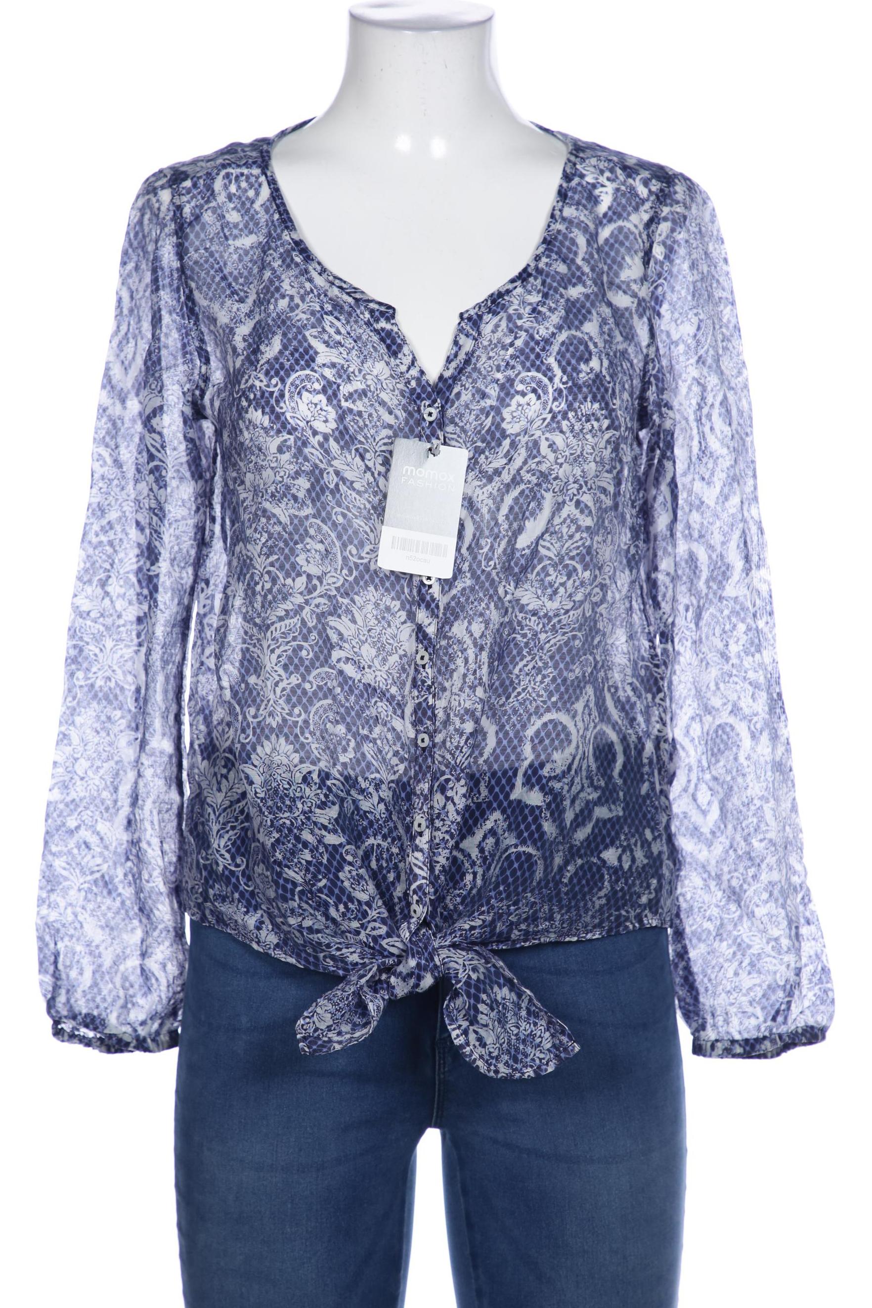 

Comma Damen Bluse, blau