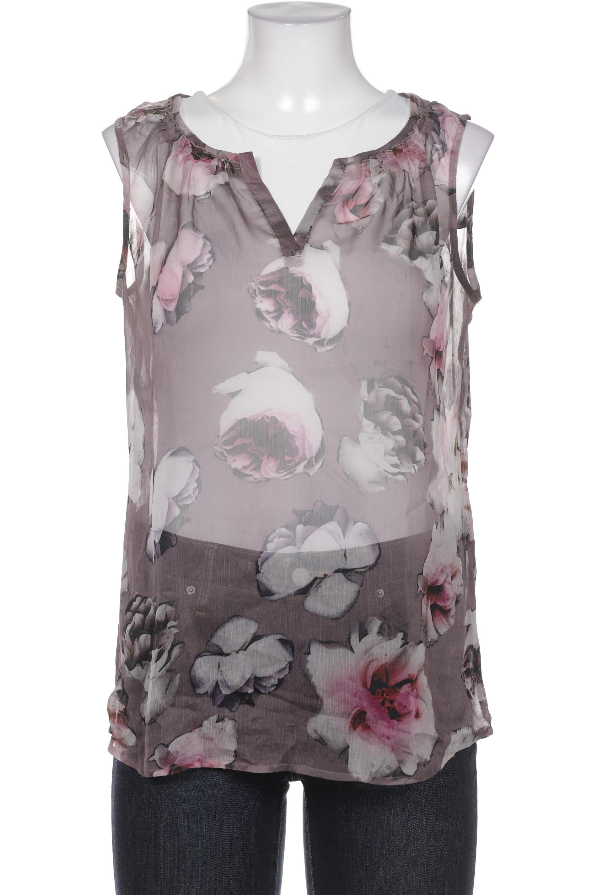 

Comma Damen Bluse, beige, Gr. 38