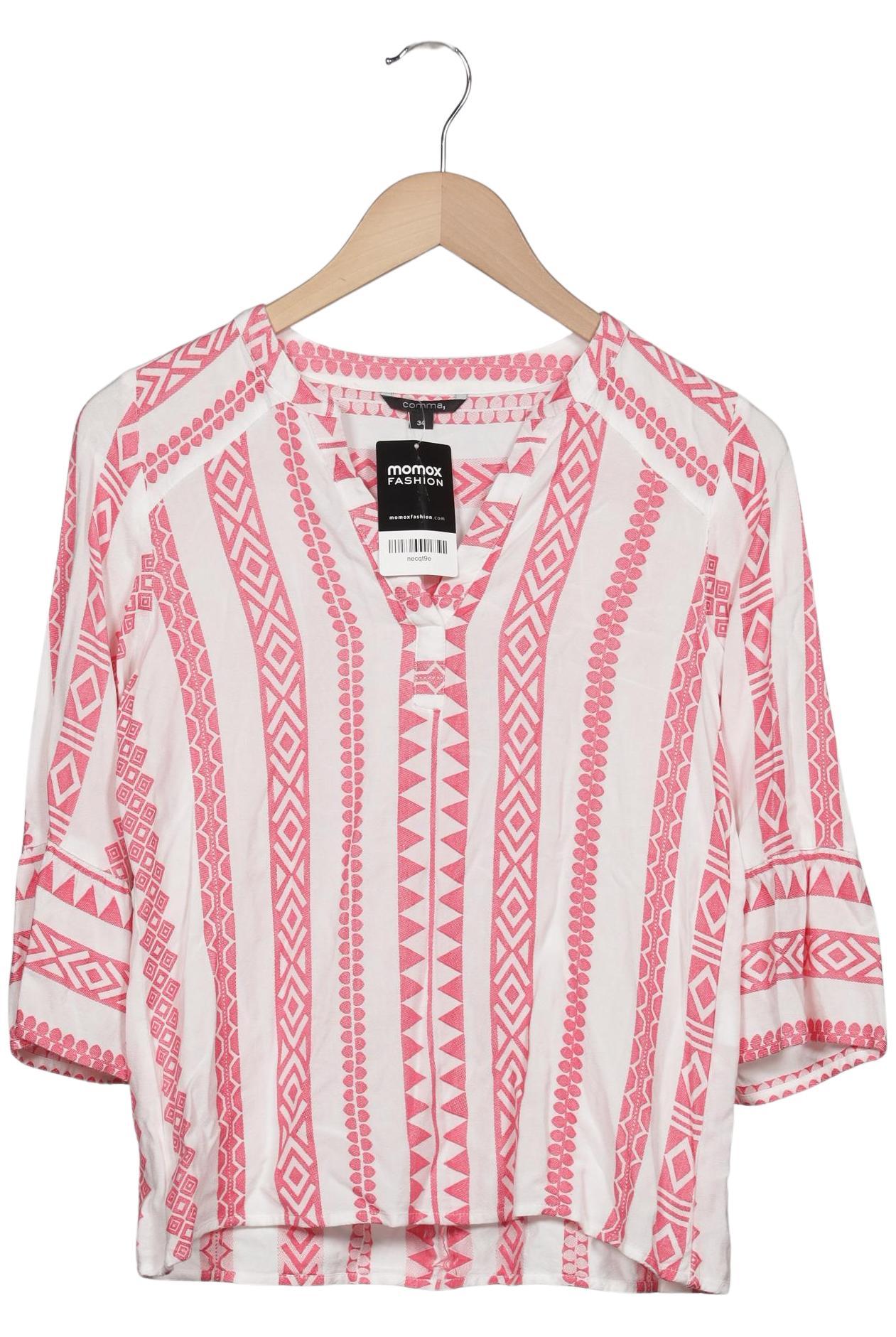 

Comma Damen Bluse, weiß, Gr. 34
