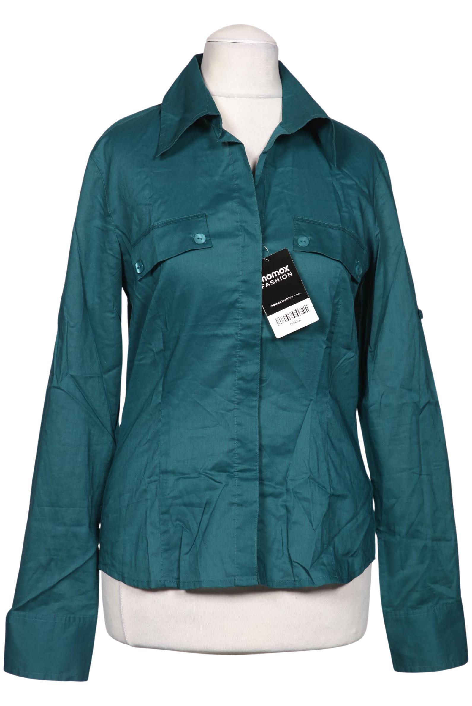 

Comma Damen Bluse, türkis, Gr. 36