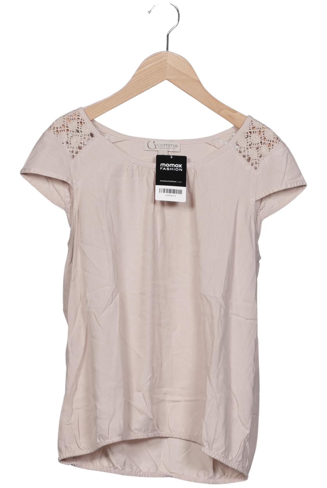 

Comma Damen Bluse, beige, Gr. 34