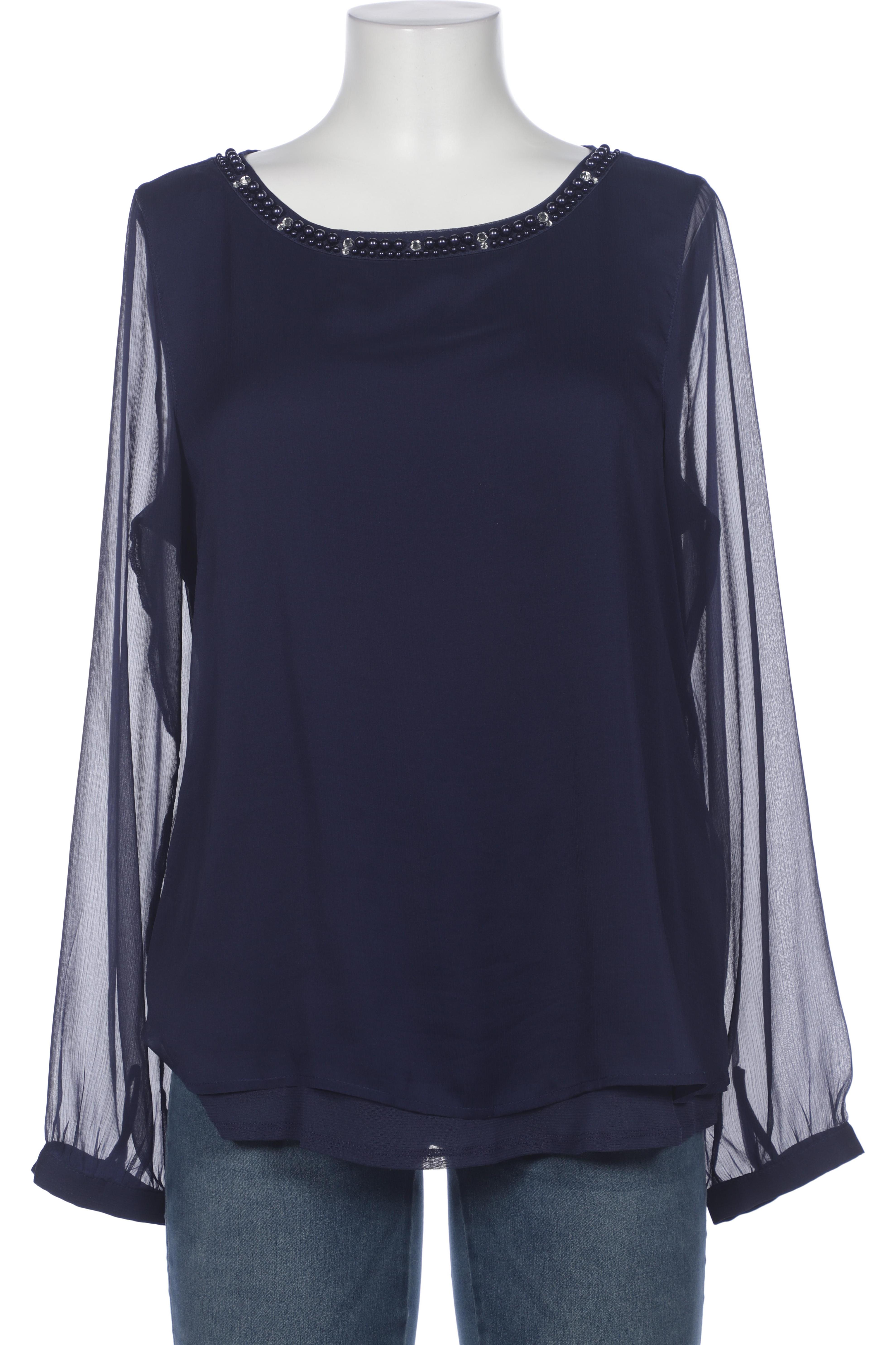 

Comma Damen Bluse, marineblau, Gr. 42