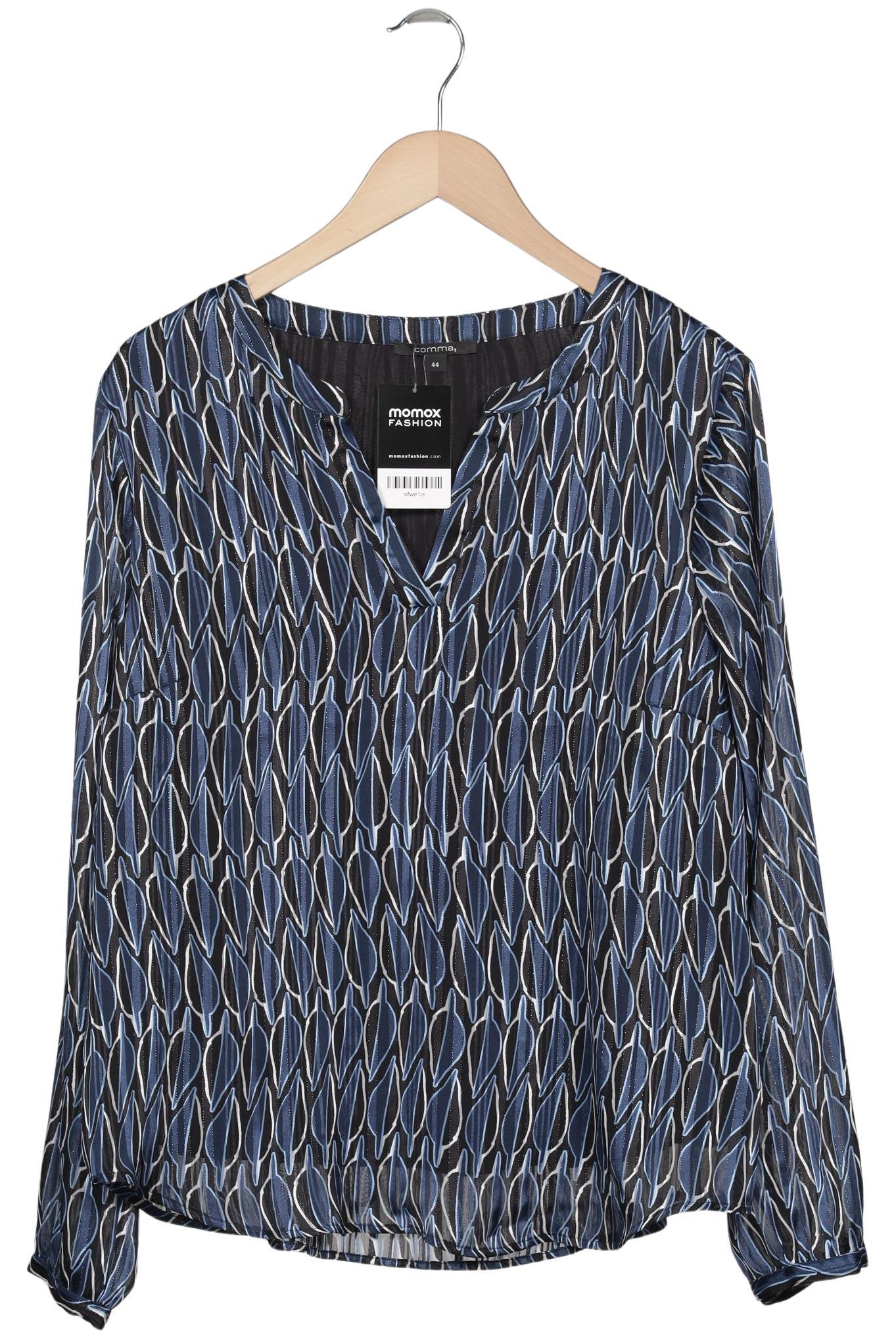 

Comma Damen Bluse, marineblau, Gr. 44