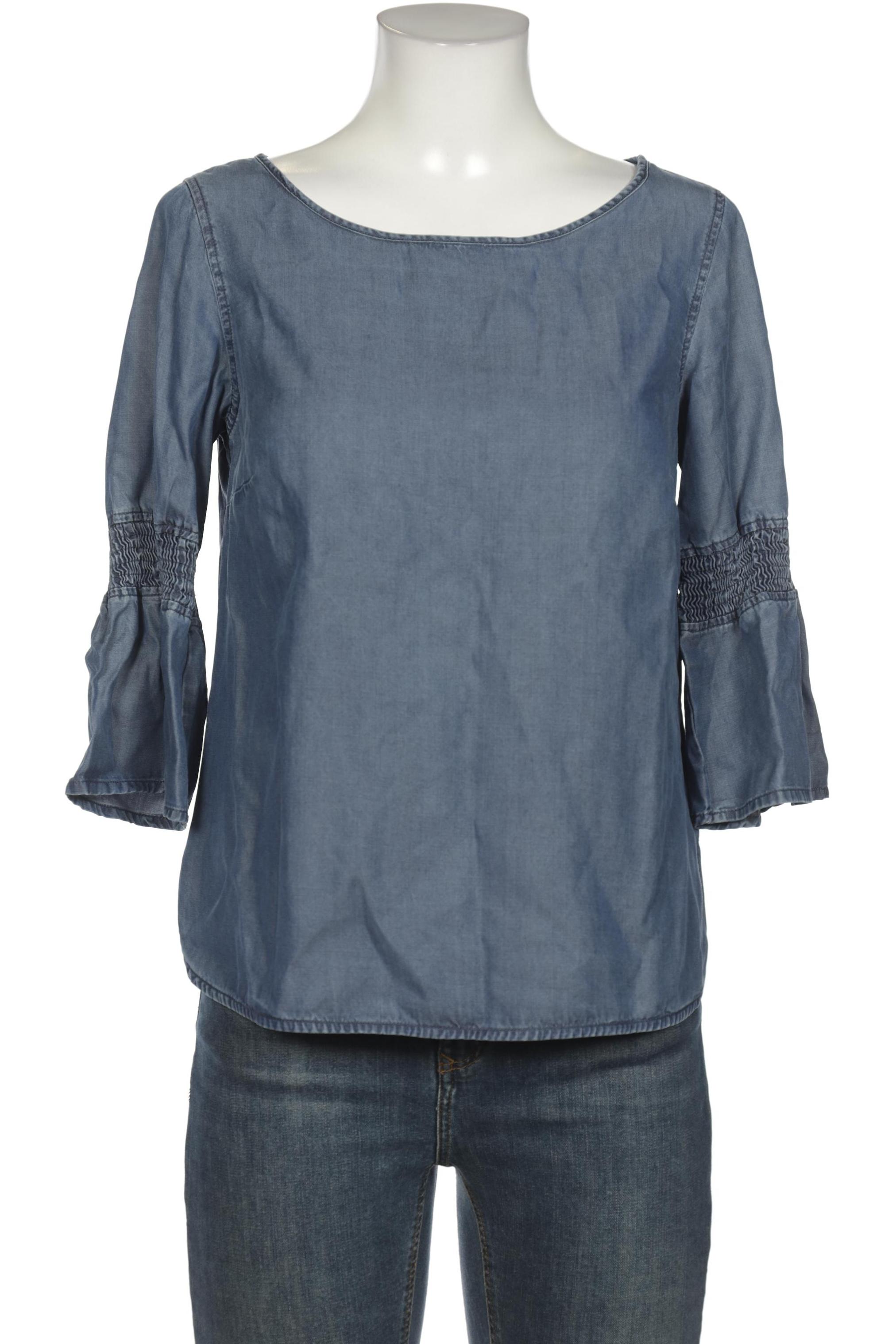 

Comma Damen Bluse, marineblau, Gr. 36