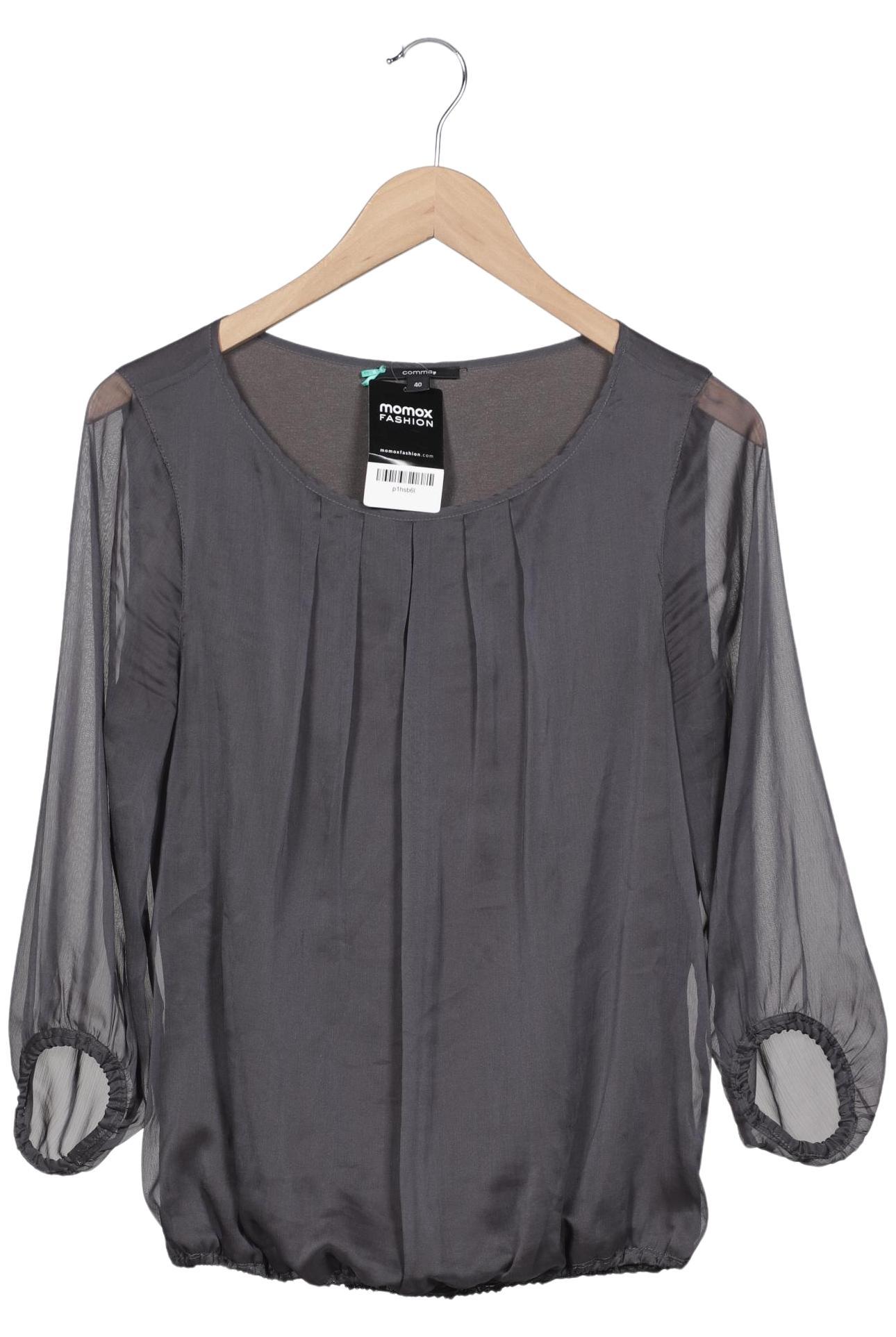 

Comma Damen Bluse, grau, Gr. 40