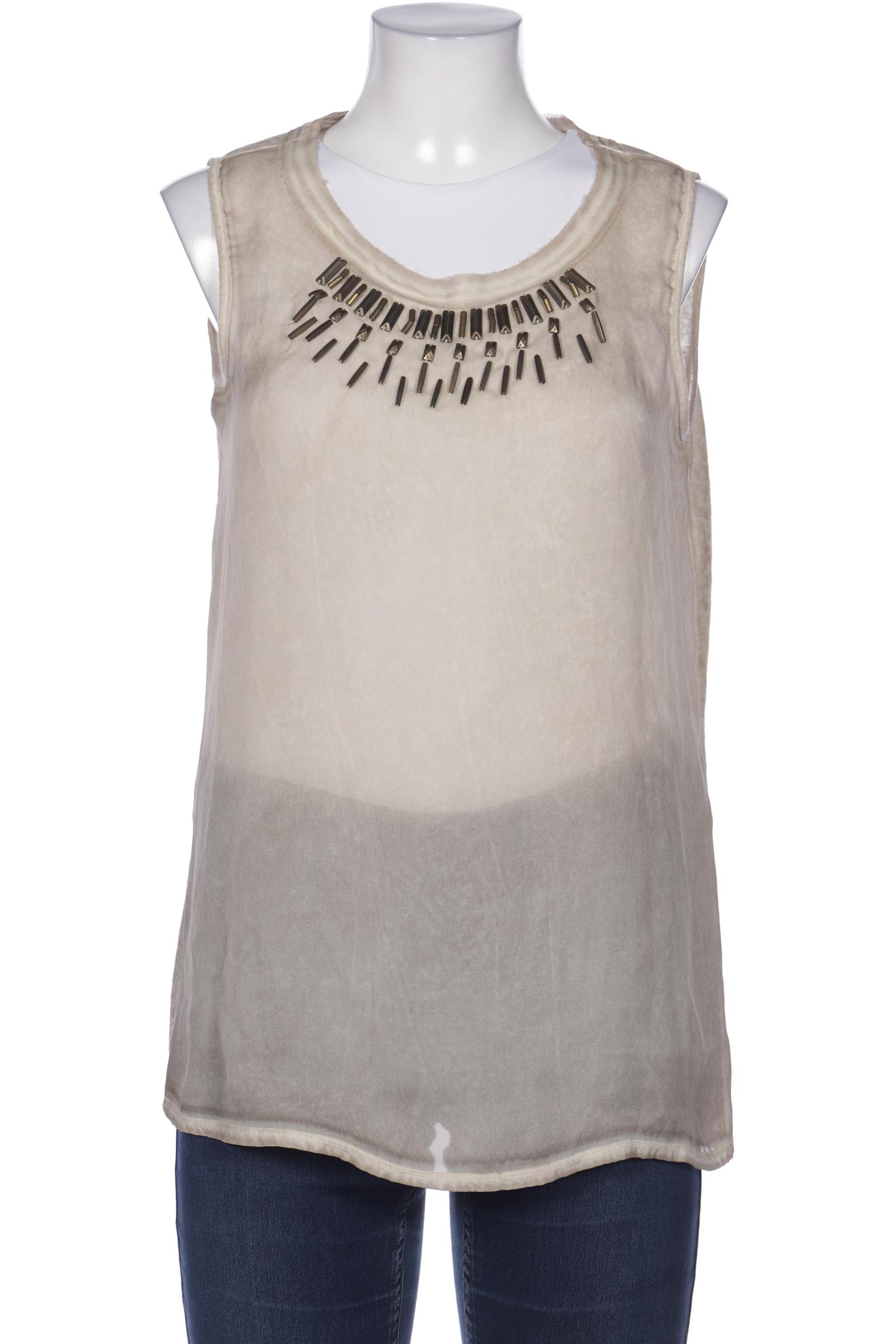 

Comma Damen Bluse, beige, Gr. 38
