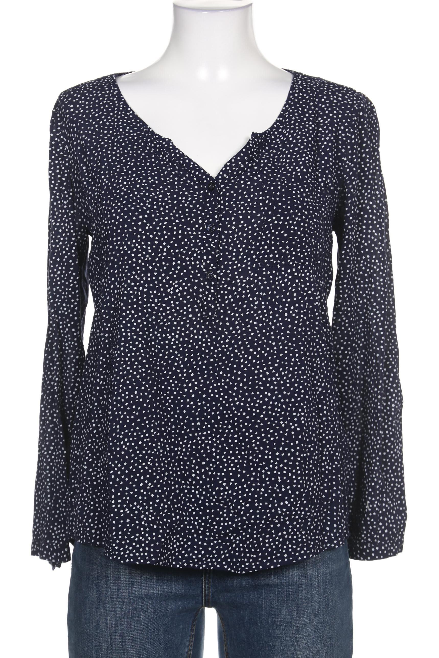 

Comma Damen Bluse, marineblau, Gr. 36
