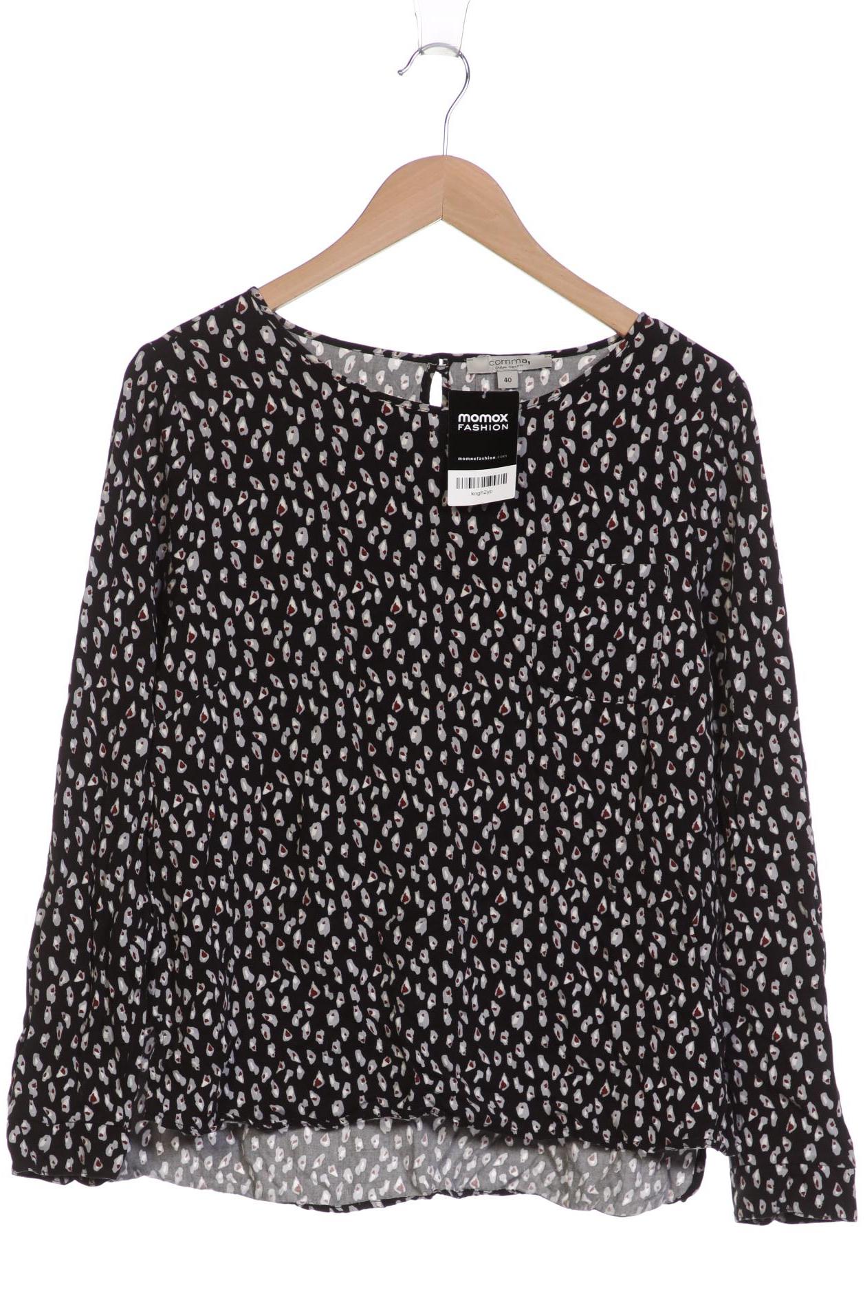 

Comma Damen Bluse, schwarz, Gr. 40