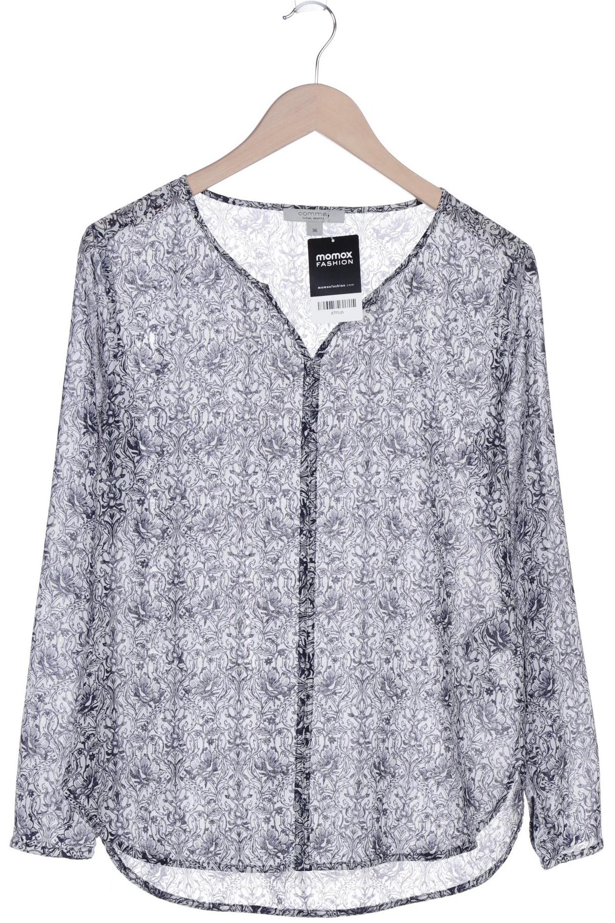 

Comma Damen Bluse, marineblau, Gr. 36