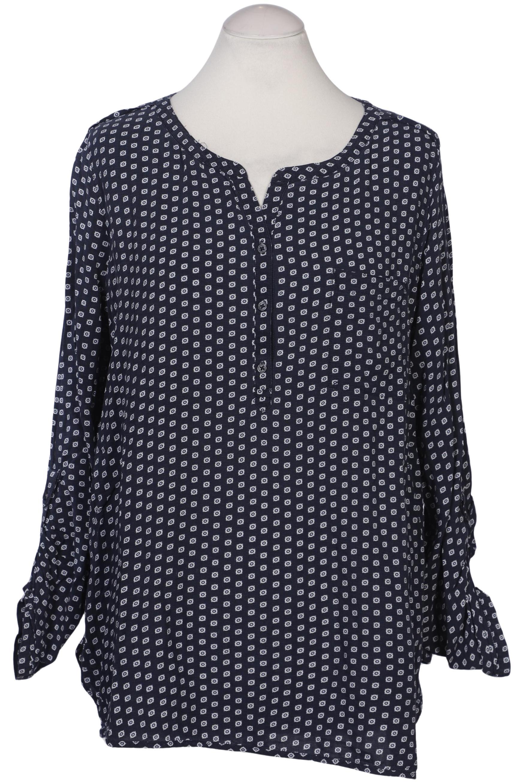 

Comma Damen Bluse, marineblau, Gr. 40