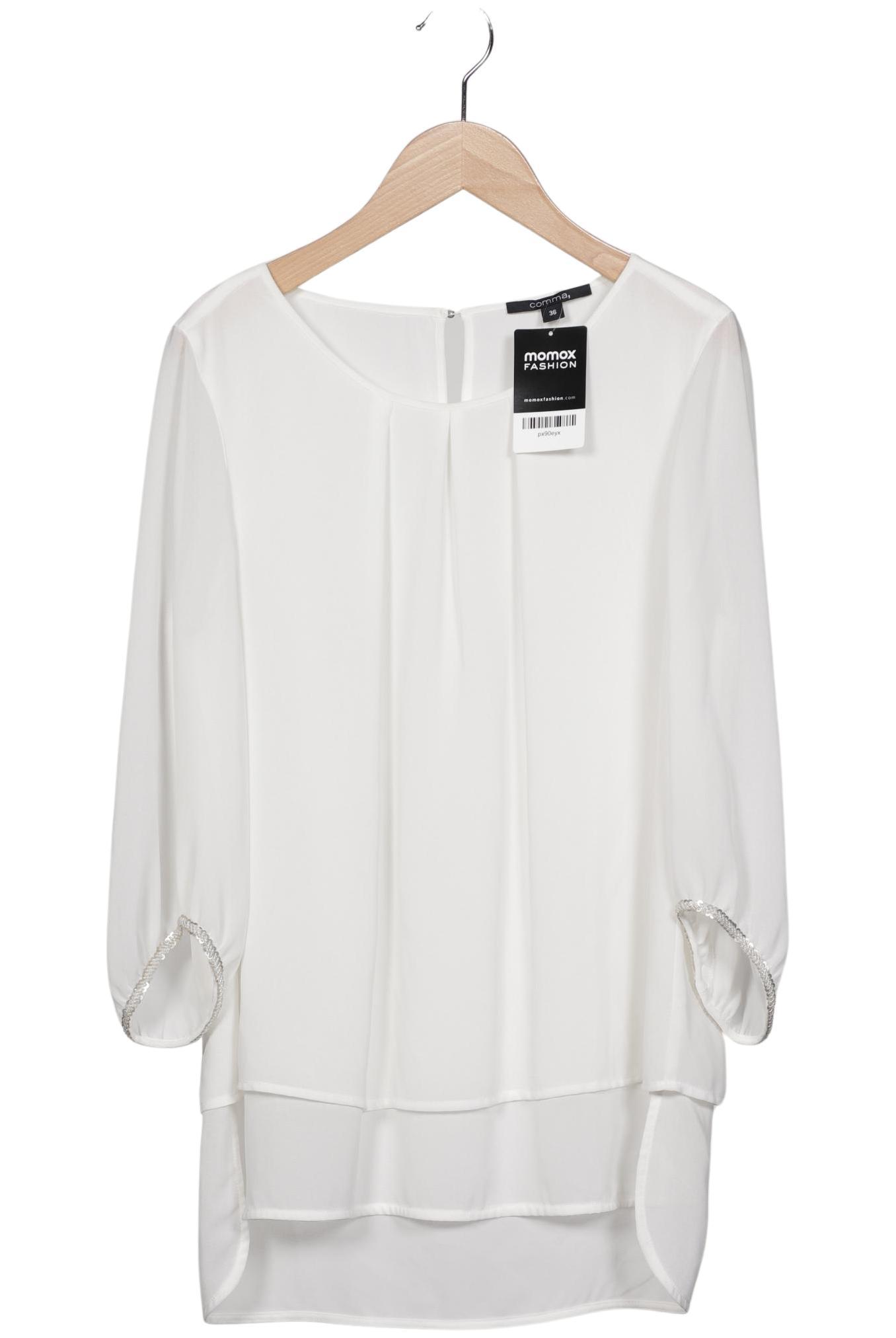 

Comma Damen Bluse, weiß, Gr. 36