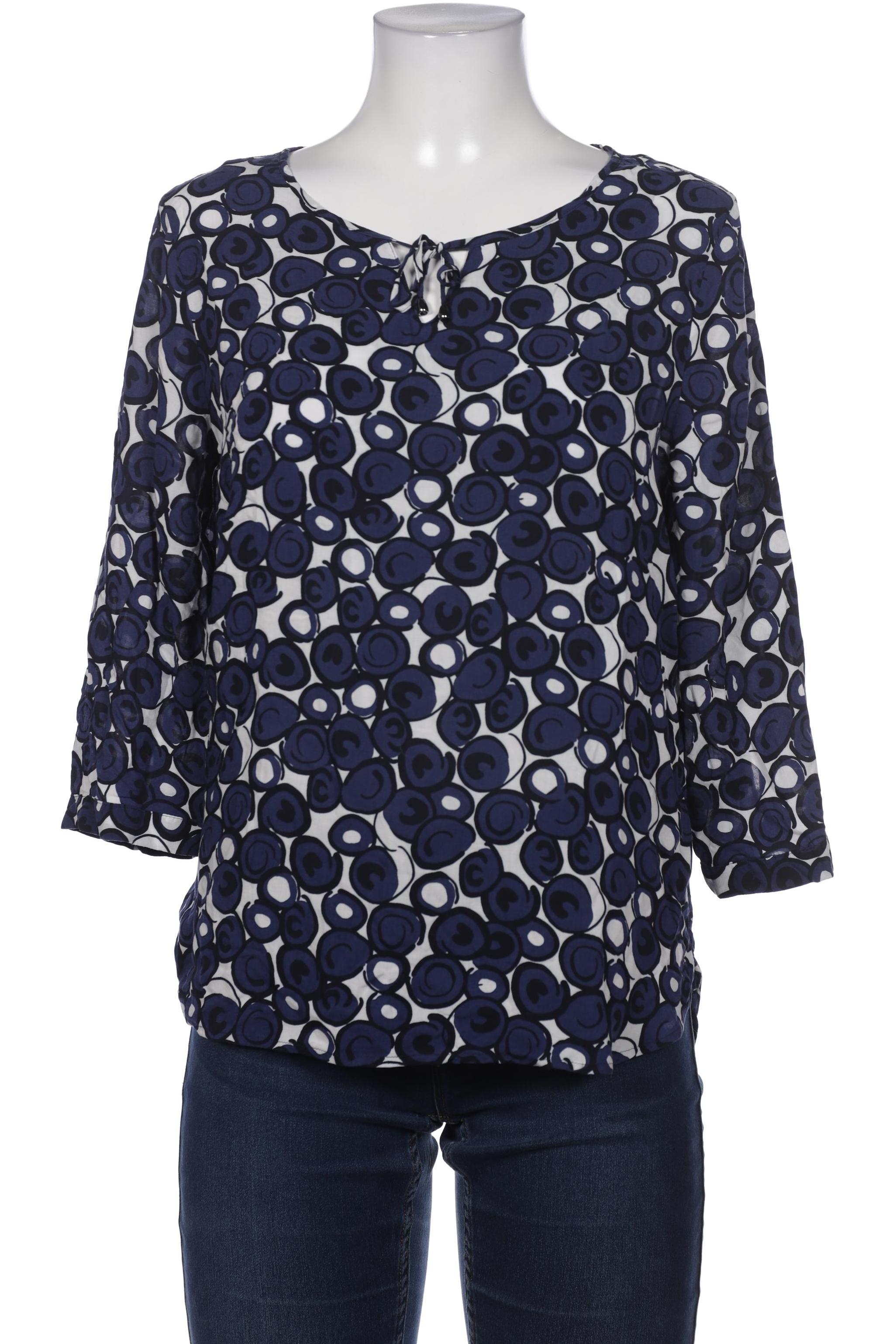 

Comma Damen Bluse, marineblau, Gr. 40