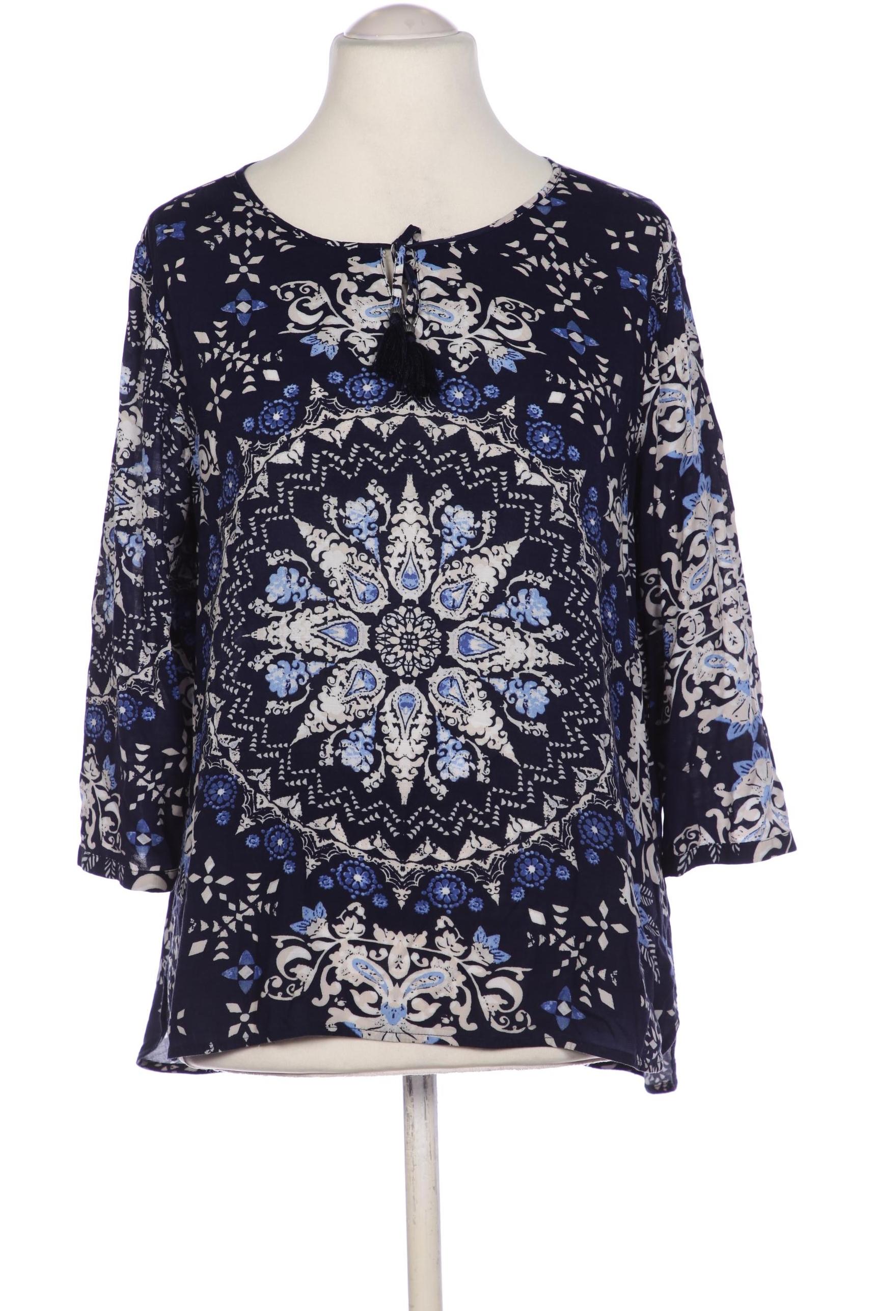 

Comma Damen Bluse, marineblau, Gr. 40